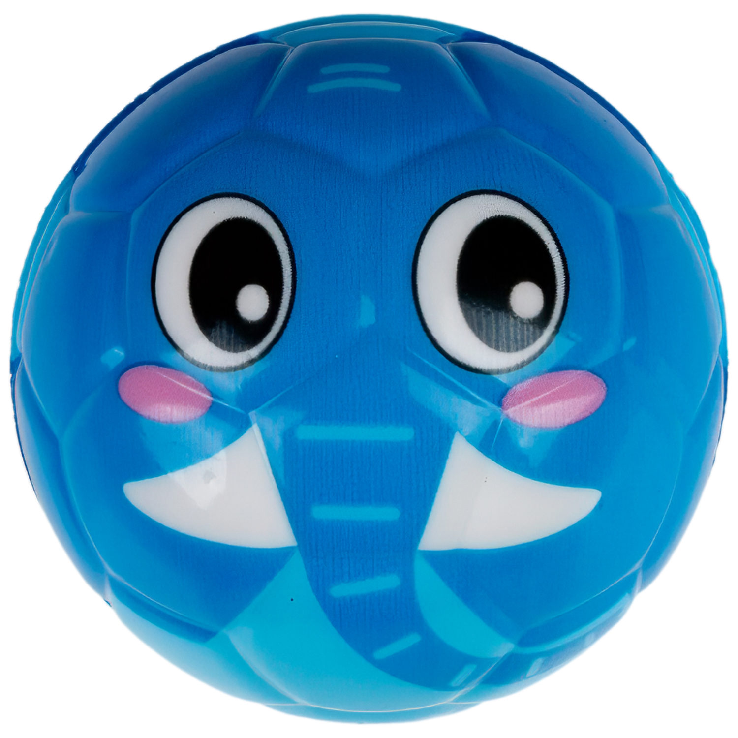 1toy мячик суперэластичный PU рифленый "Зверята" 6,3 см, дб 12 штук