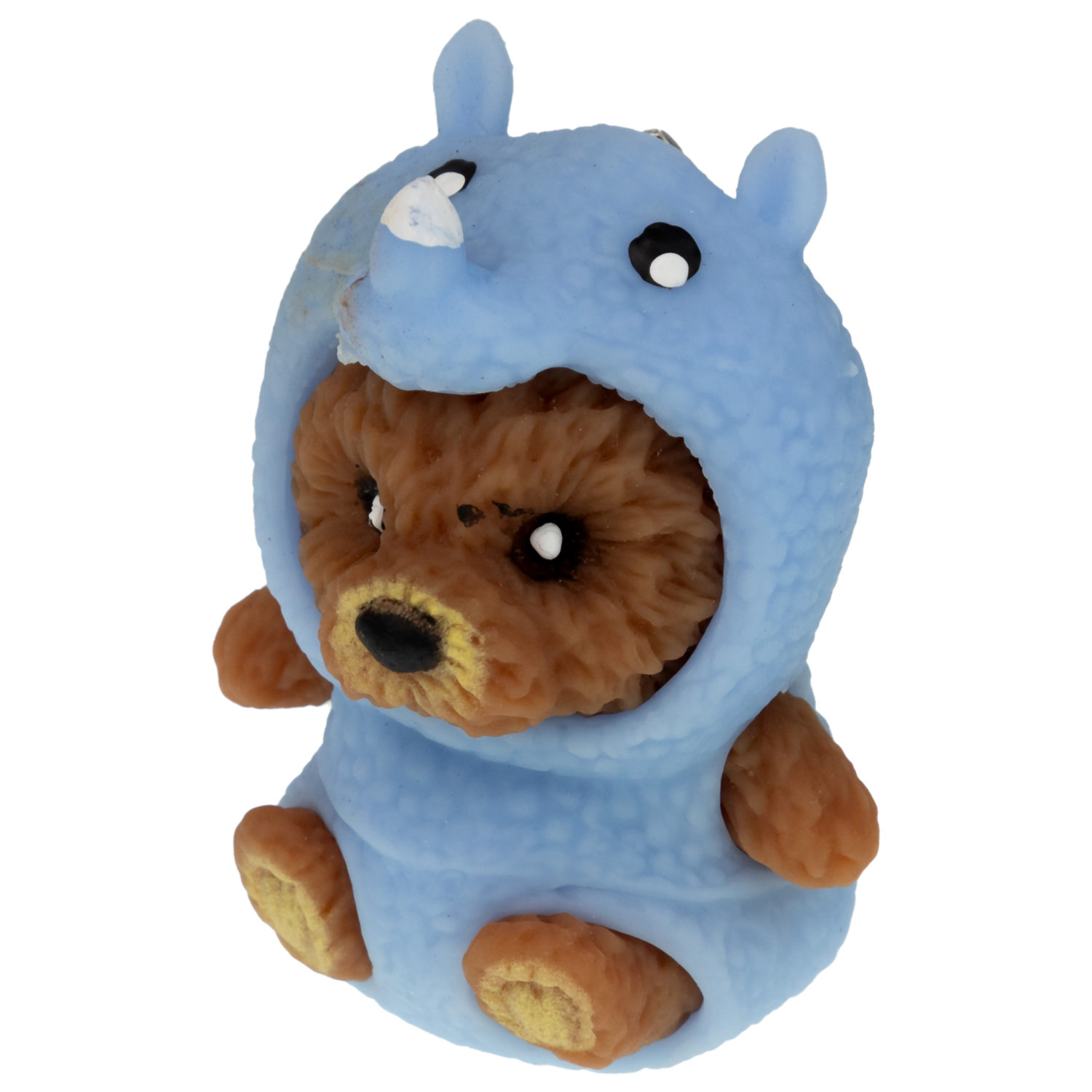 Игрушка антистресс для рук 1TOY Маскарад для зверят, мягкая, резиновая, сквиш, жмякалка, мялка, брелок детский, для взрослого, 12 видов в ассортименте