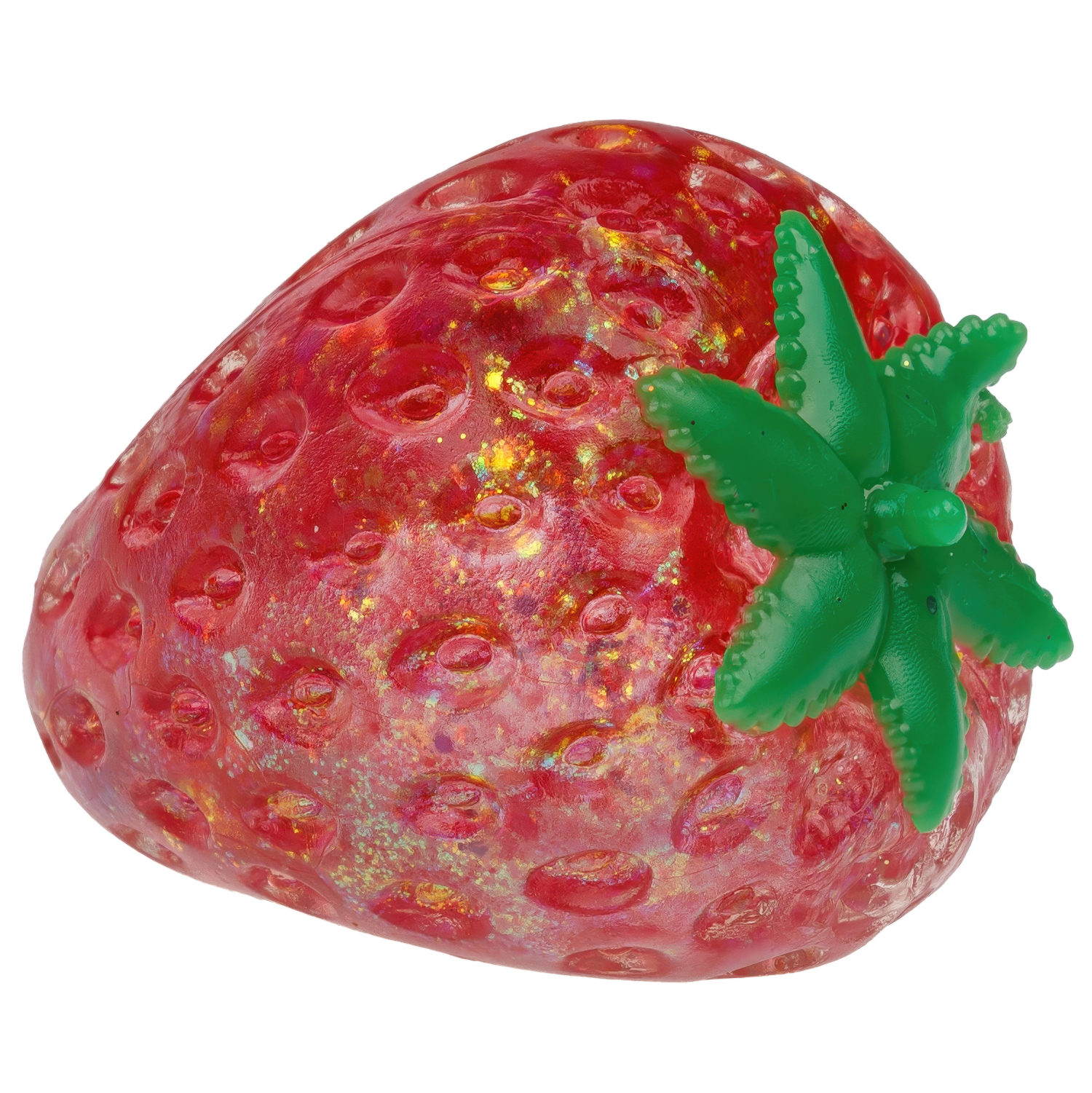 Игрушка-антистресс 1TOY Крутой замес «Супергель» клубника 5,5*5,5 см