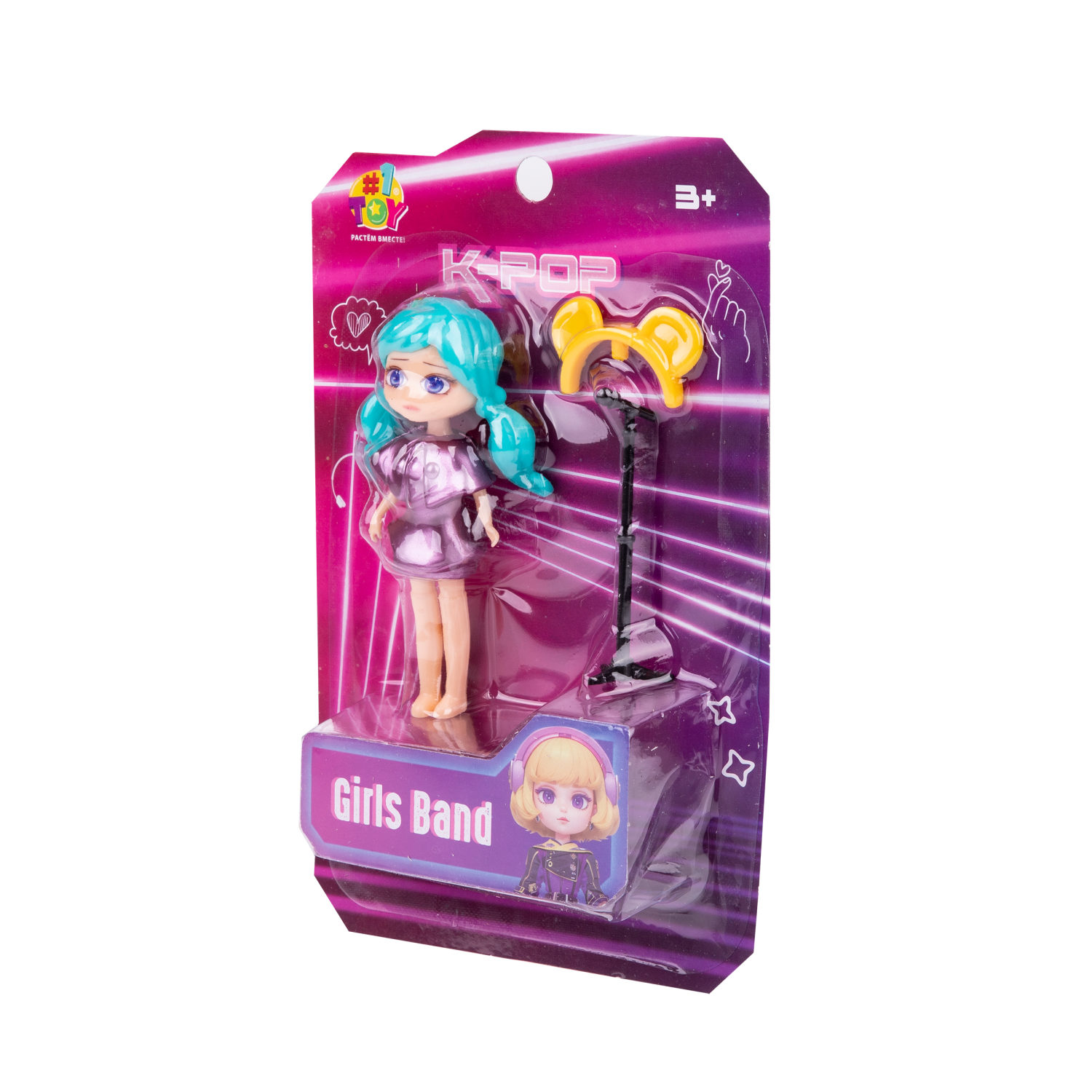 1TOY K-POP Girls band Кукла с муз.инструментом и аксессуарами, в асс.12 видов