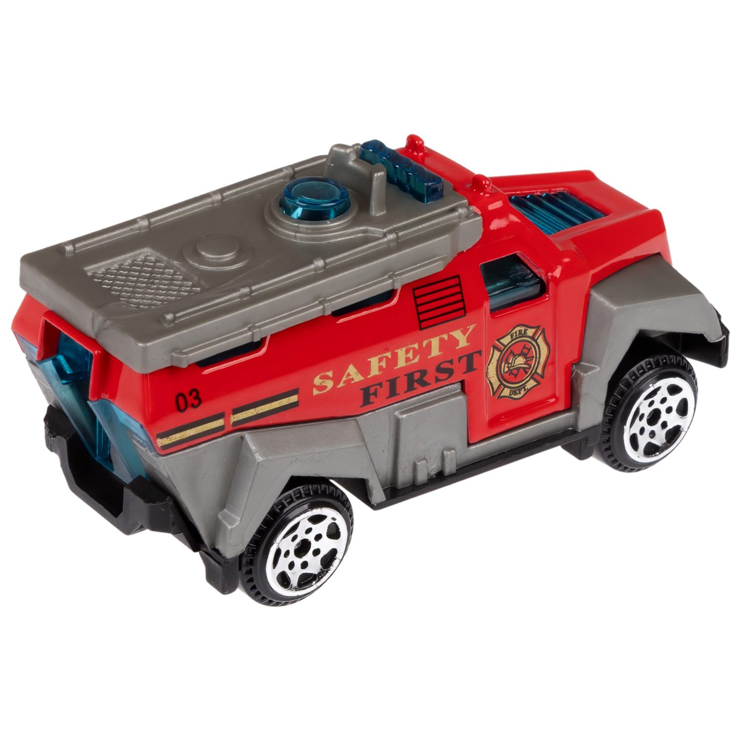 1toy Экстренные службы металлическая машинка 1:64 блистер, в асс. 12 шт.