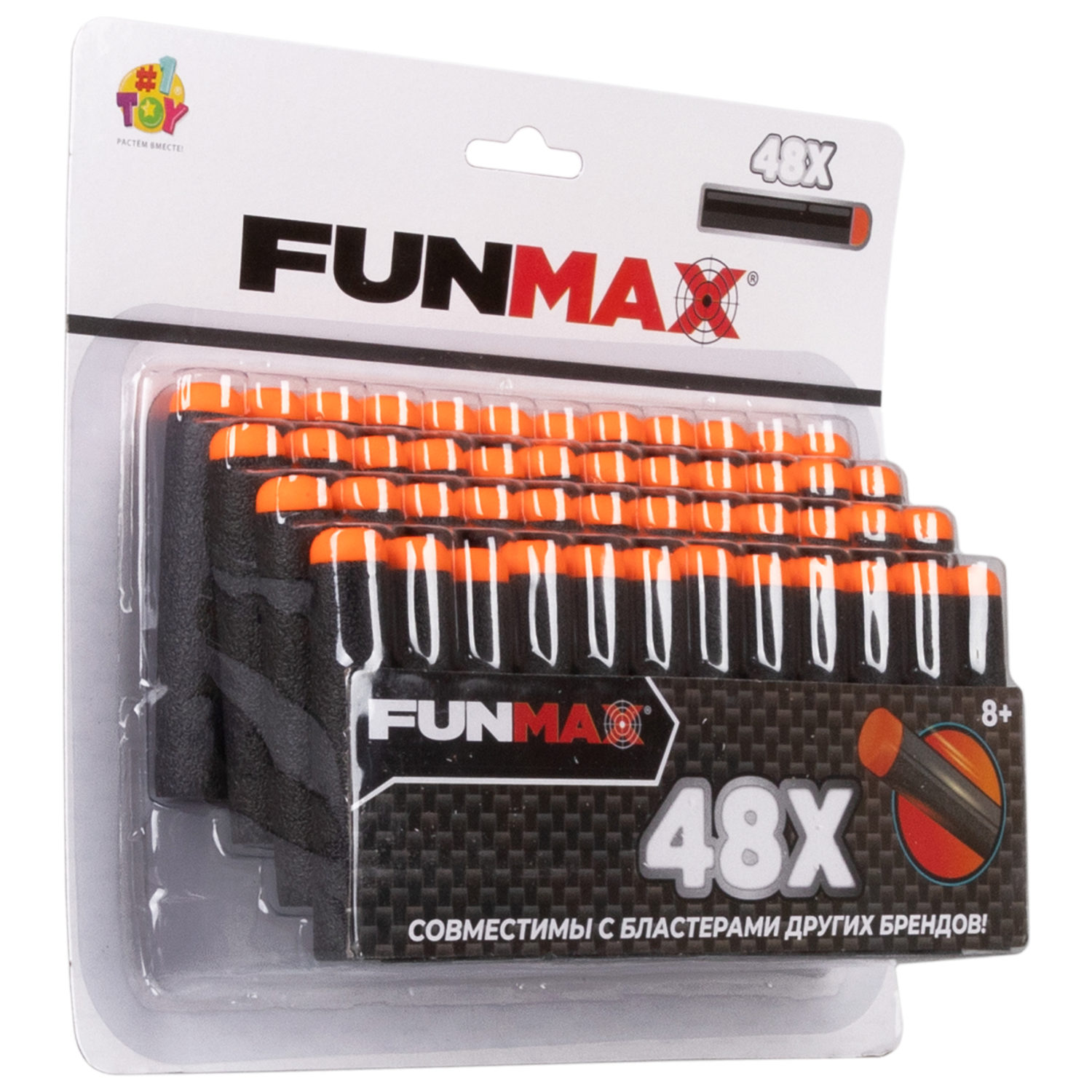 1toy Funmax набор EVA снарядов, 48 шт., блистер
