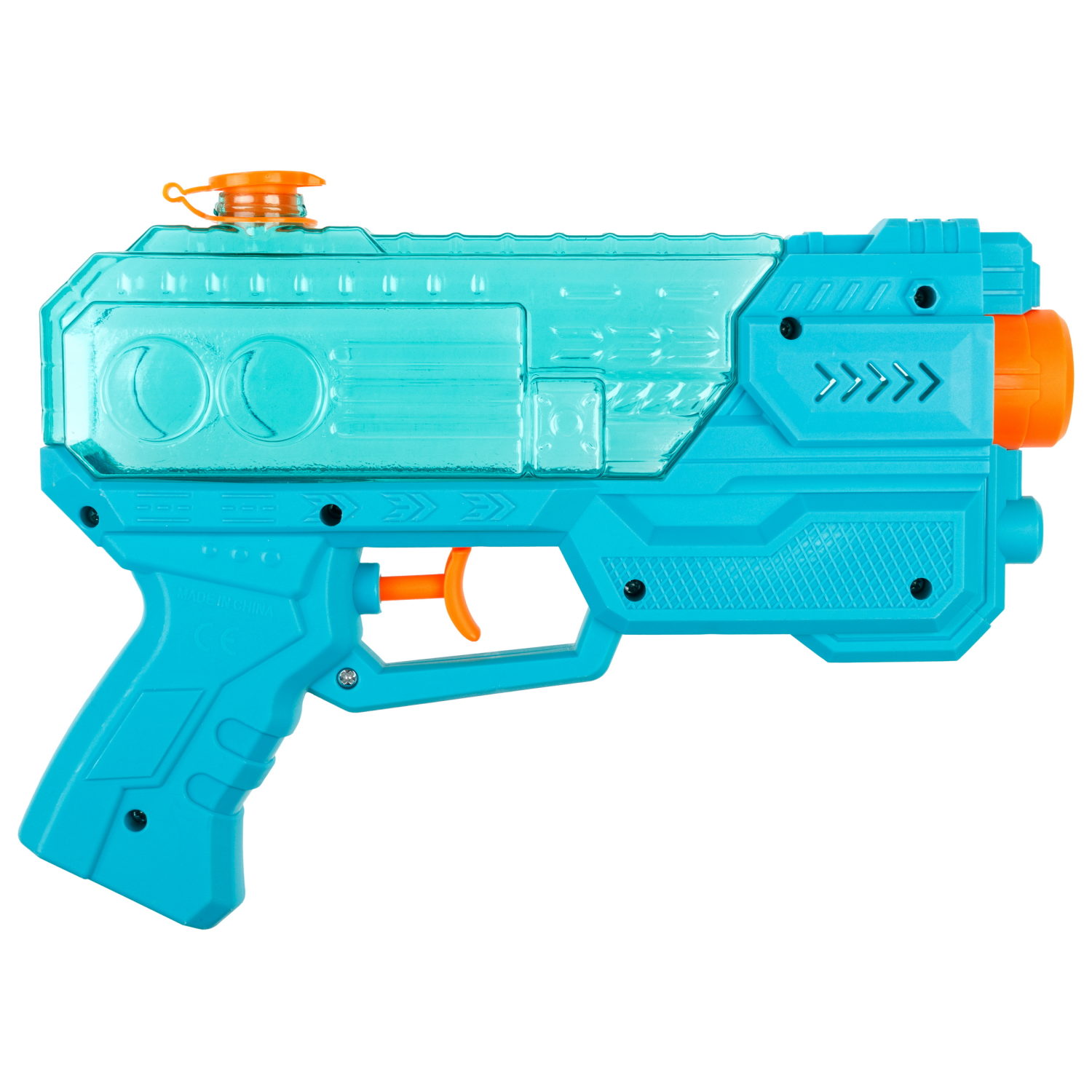 Водный пистолет 1TOY Аквамания, 21*15 см, голубой