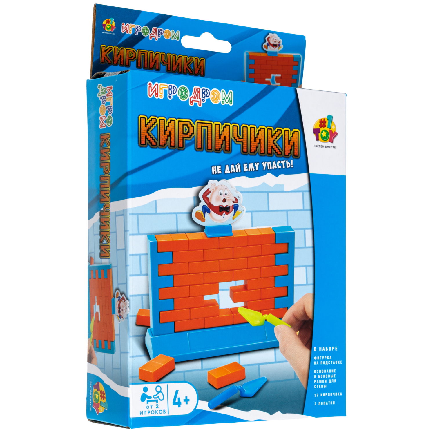 Настольная игра 1TOY Игродром Кирпичики