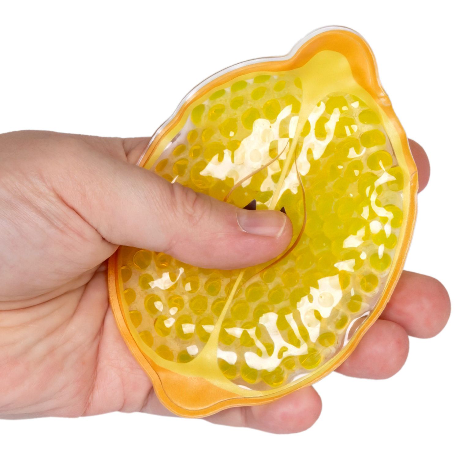 Акватубики переливайка 1TOY «Фрукты» скользун с водой внутри, антистресс для рук, жмякалка, 10 видов в ассортименте