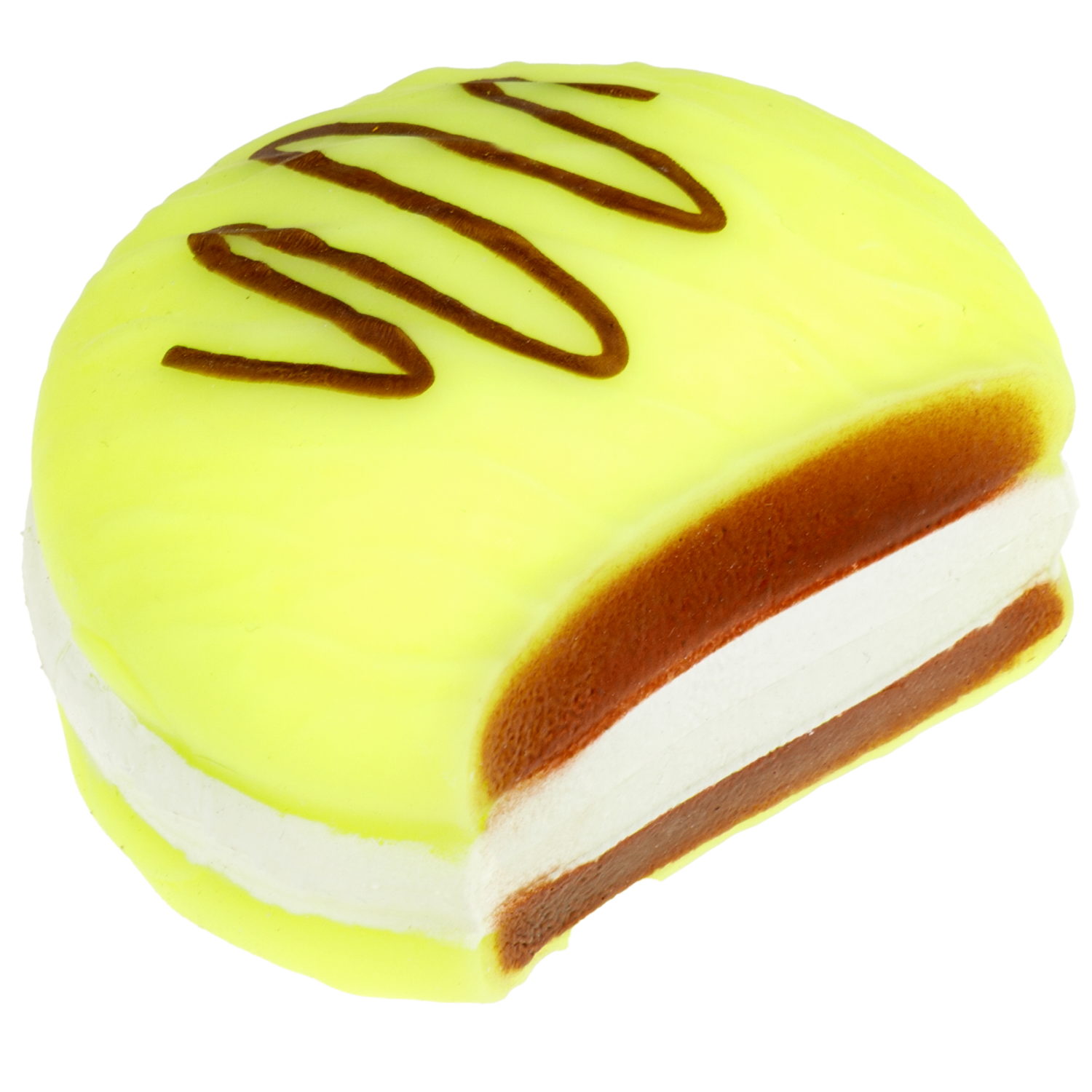 Антистресс-игрушка 1TOY Крутой замес Залиплющ Макарошка, 8х7,5х2,5 см, в ассортименте