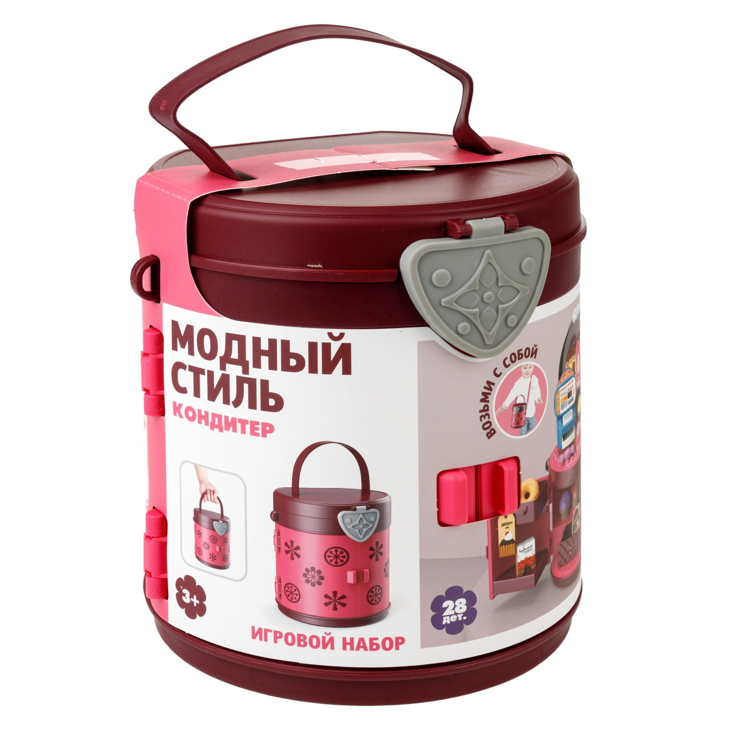 1TOY Модный стиль  "Кондитер" игровой набор в сумке, 28 предметов