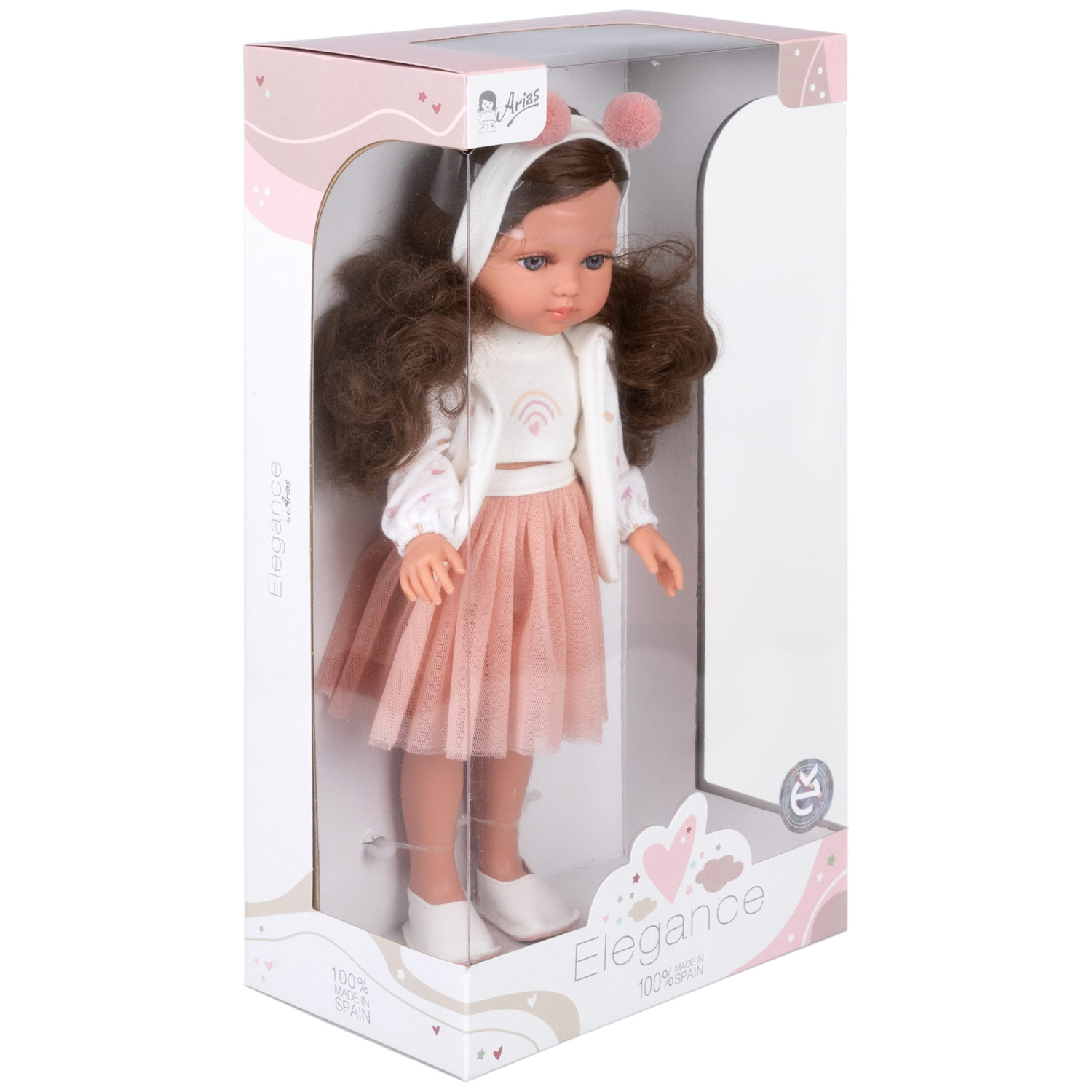 Кукла Arias ELEGANCE Carlota casual, виниловая, Испания, 36 см