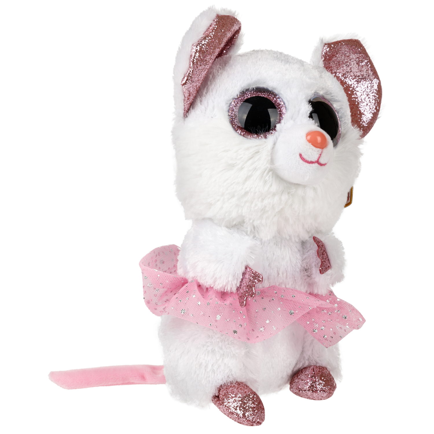 Мягкая игрушка TY Beanie Boo's Nina Мышь-балерина, 25 см