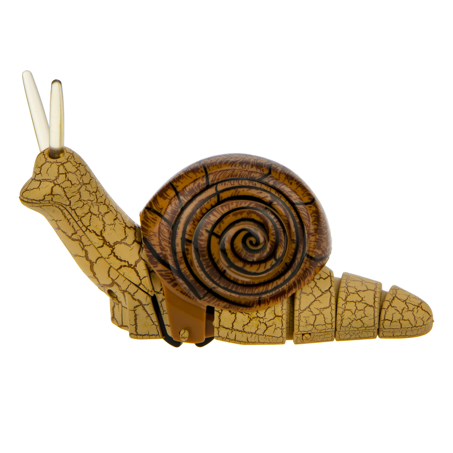 Интерактивная игрушка 1TOY RoboLife Робо- Улитка коричневая, на пульте управления, со световыми эффектами