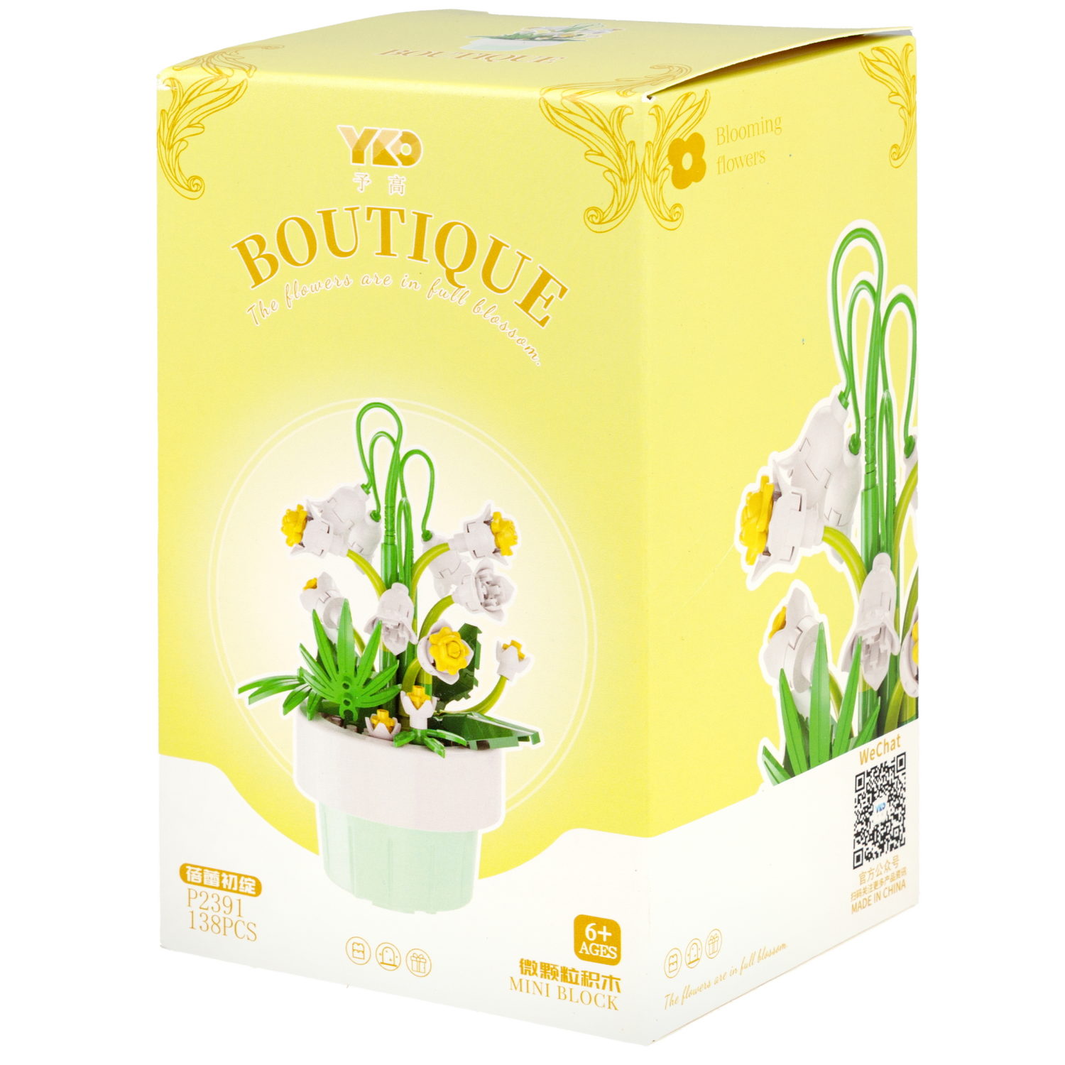 Конструктор 1TOY Blockformers "Цветы в горшках", 9 видов, от 138 до 223 деталей