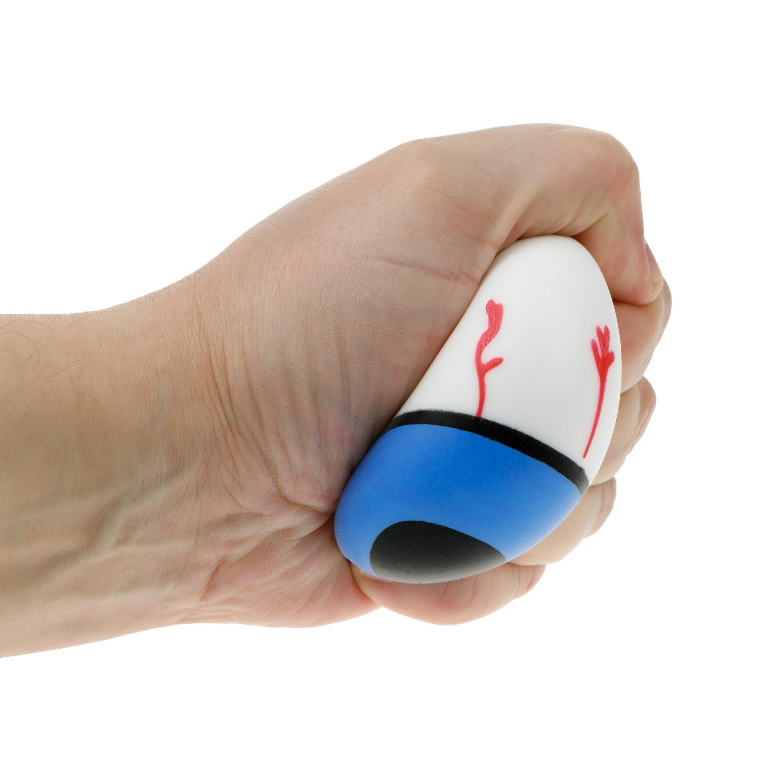 1TOY Крутой замес, игрушка-антистресс, зомби глаз 6 см, 4 цвета в ассортименте, 1 шт.