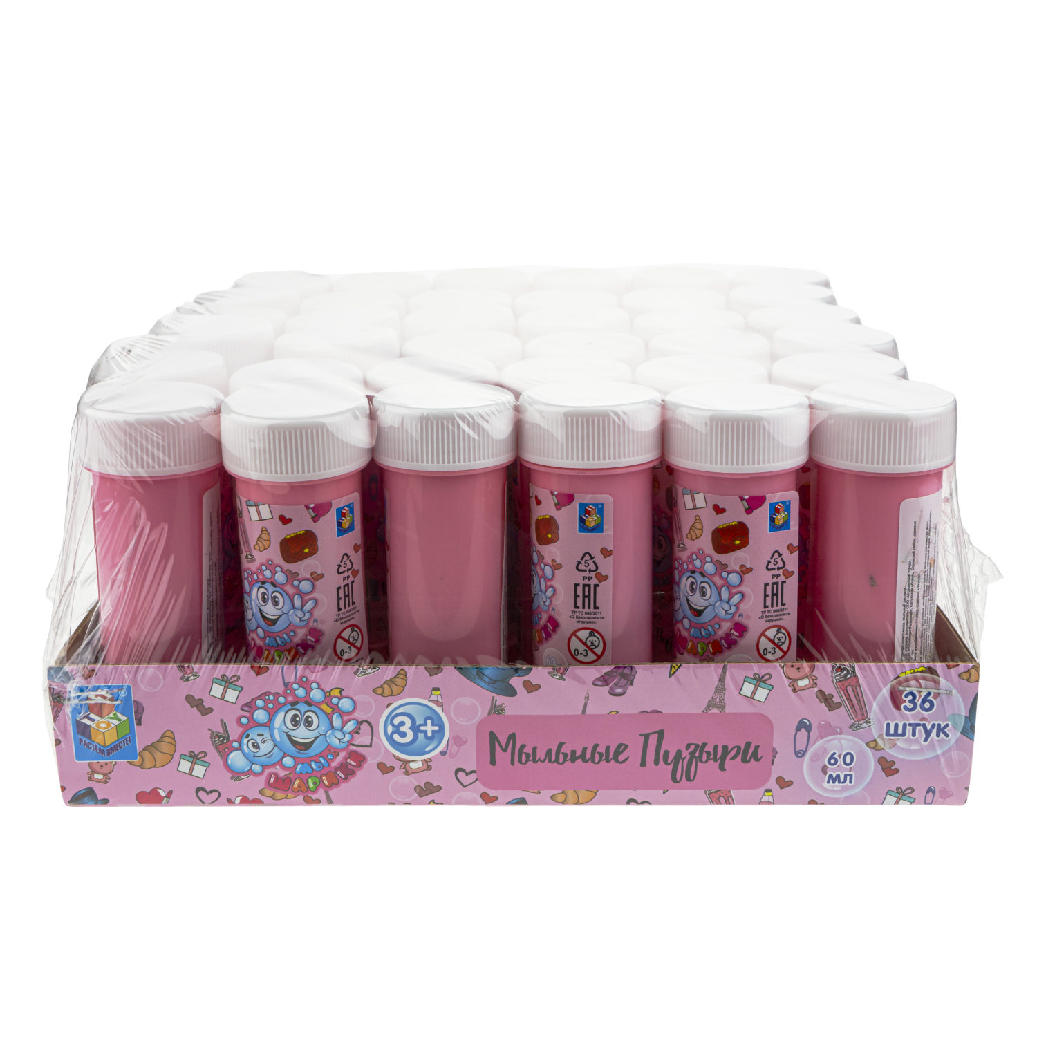 Мыльные пузыри 1TOY Мы-шарики! Девочки, 60 мл