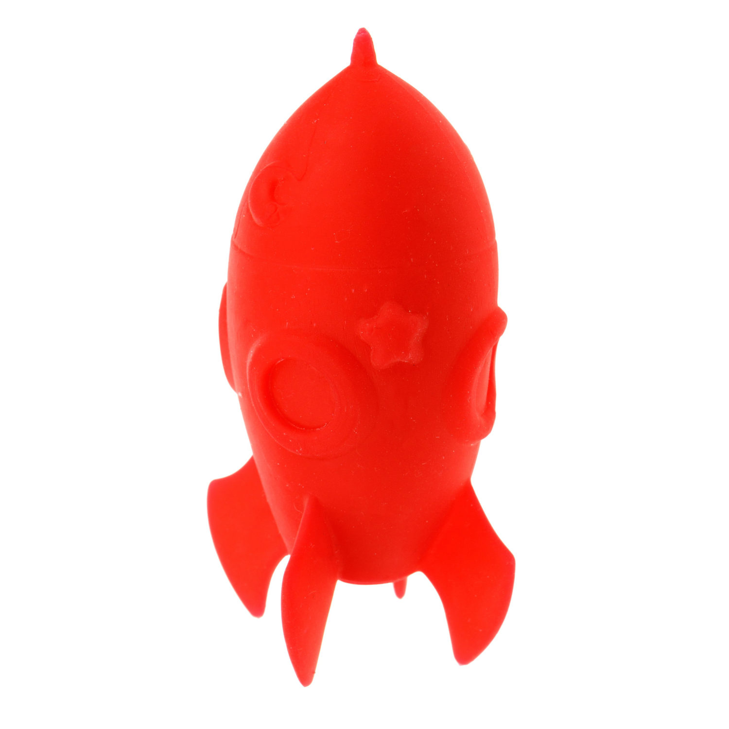 Антистресс-игрушка для рук 1TOY Крутой замес Ракета, жмякалка, мялка, 11 см, 6 цветов в ассортименте