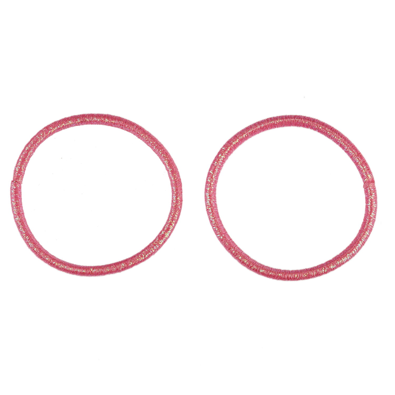 Lukky Fashion набор из 10 резинок для волос Металлика, цвет: белый, розовый, красный, фиолетовый