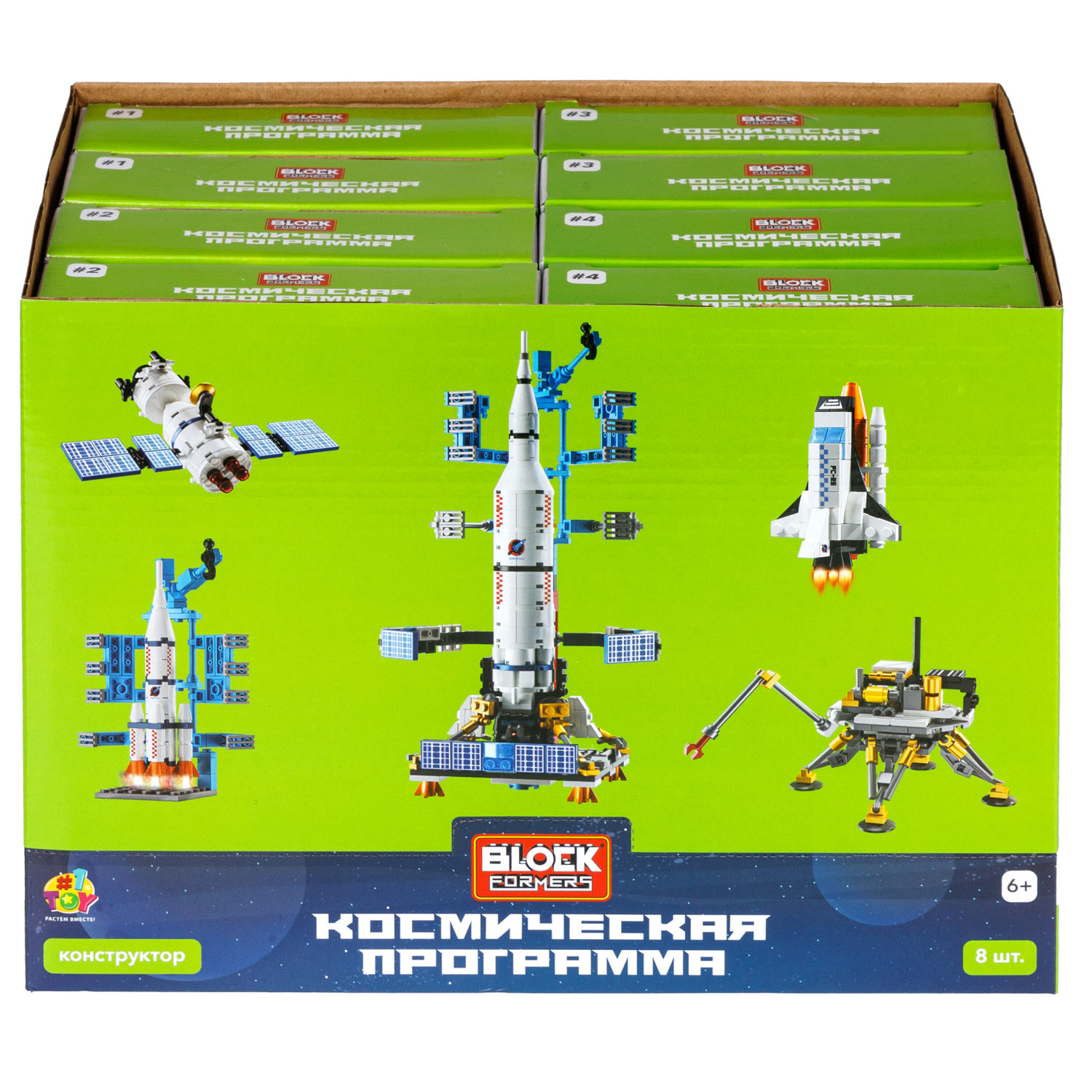1TOY конструктор Blockformers "Космическая программа", в ассортименте 4 вида