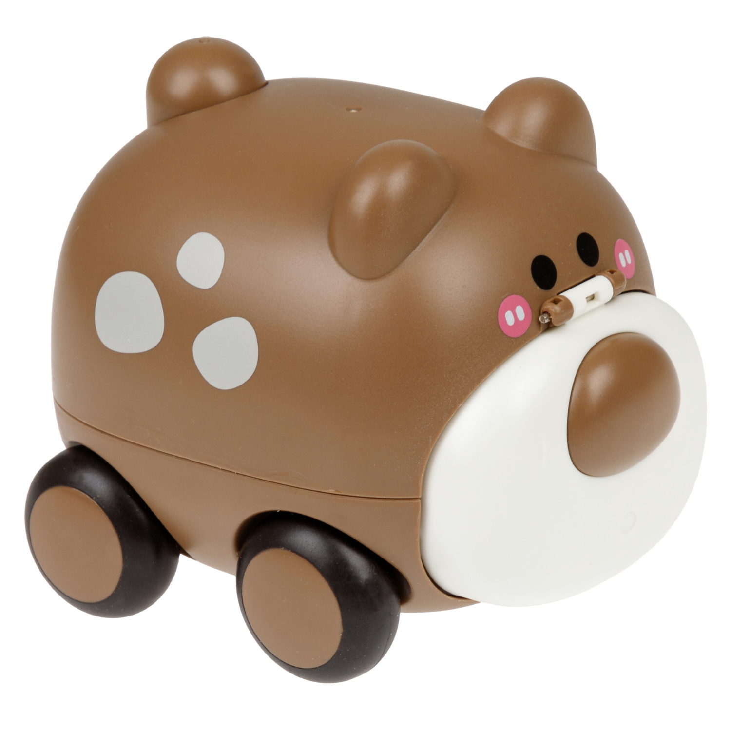 Медведь игрушка-катапульта с детёнышем 1TOY УБЕГАЙ-КА