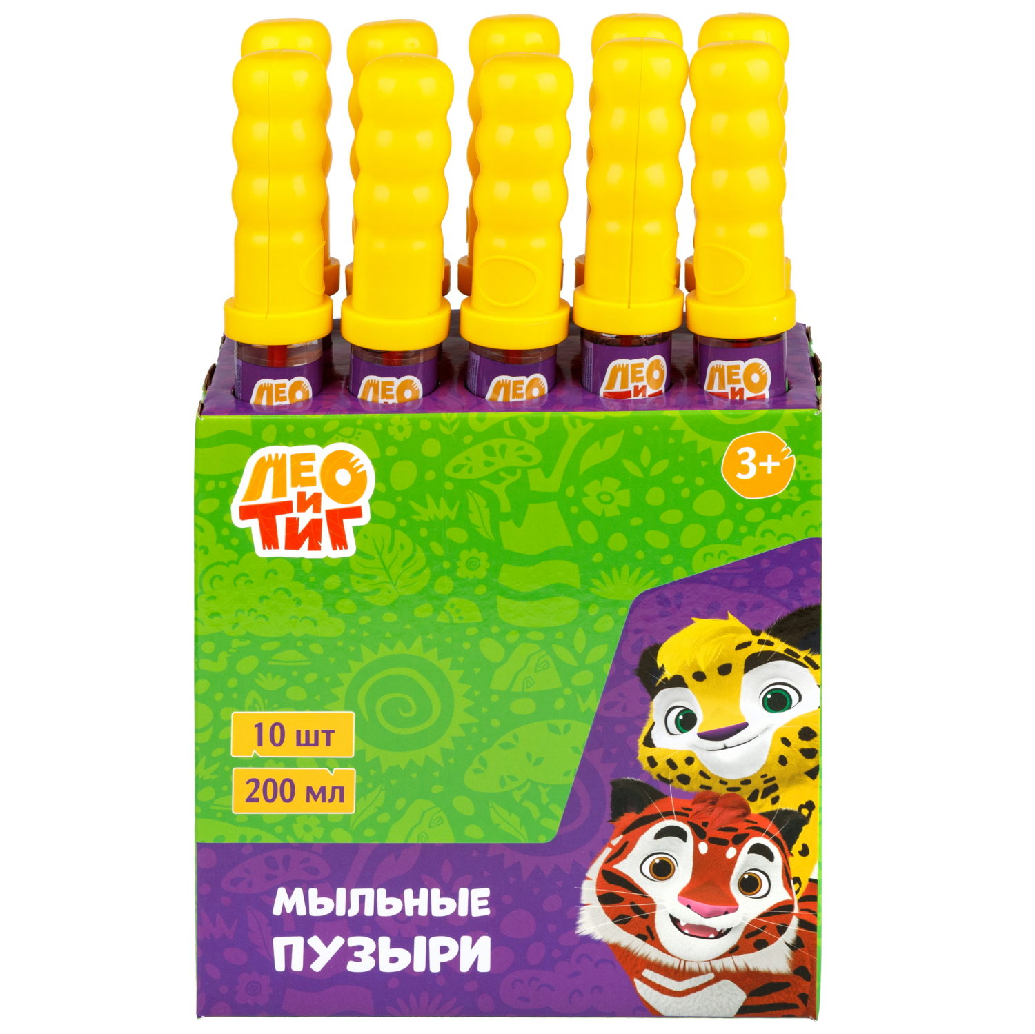 1TOY Лео и Тиг, мыльные пузыри, 200 мл
