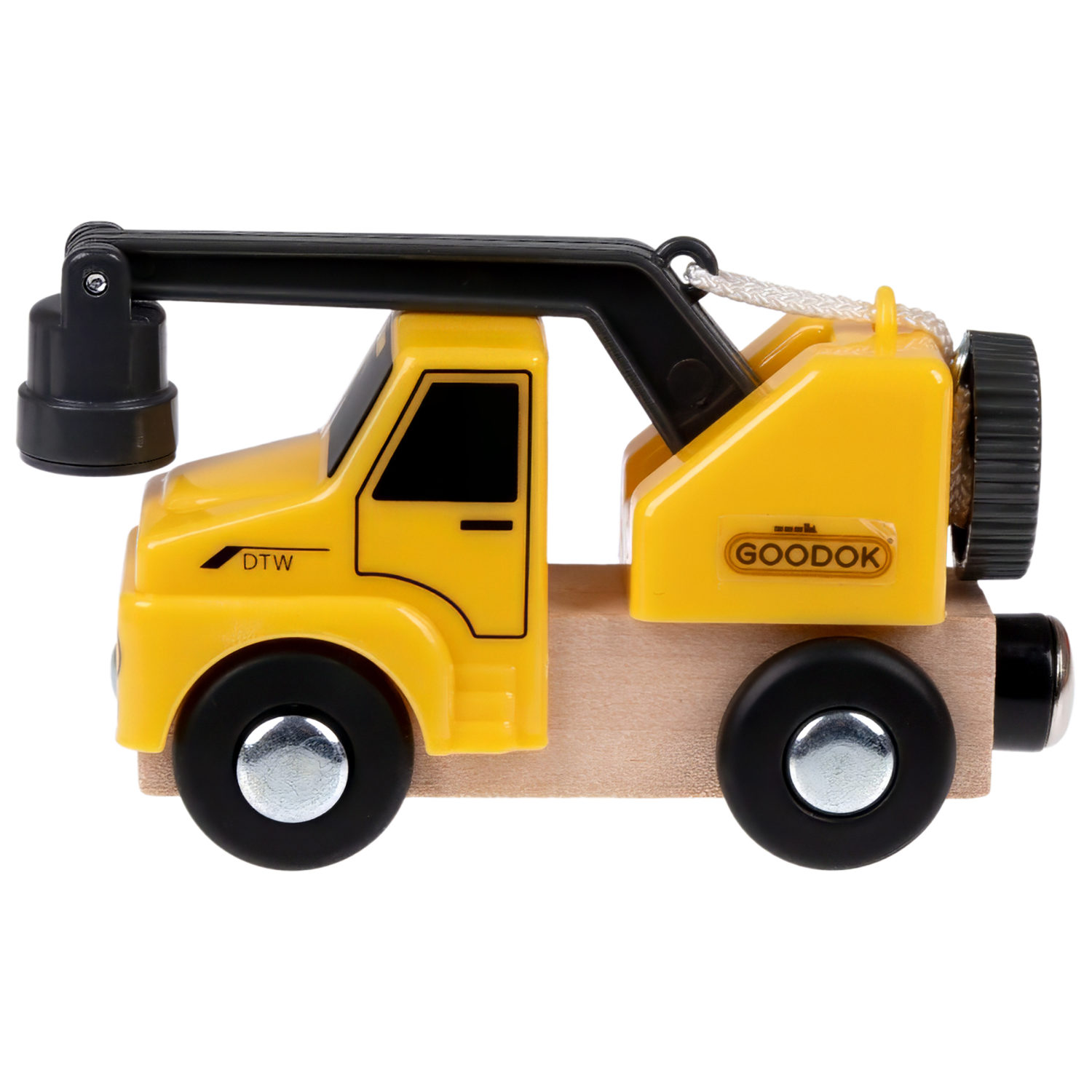 Набор «Технопарк» 1TOY Goodok, 2 машинки и 1 вагон с магнитами и грузом