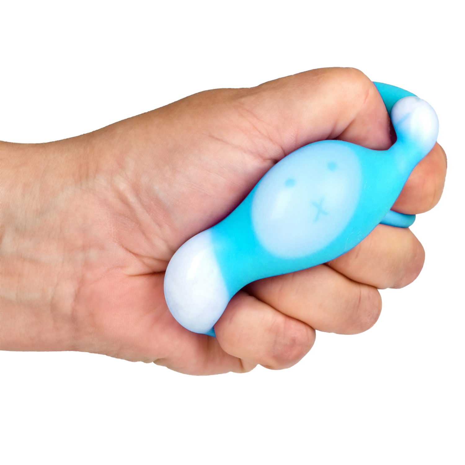 Антистресс-игрушка 1TOY Крутой замес Шар со смайликом внутри, в ассортименте, 6 см