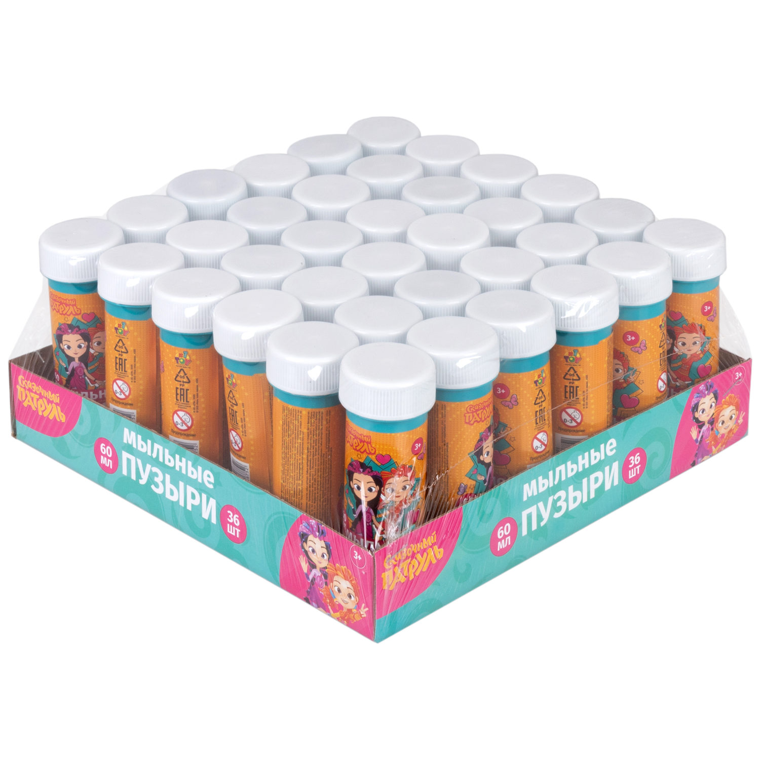 Мыльные пузыри 1TOY Сказочный патруль, 60 мл