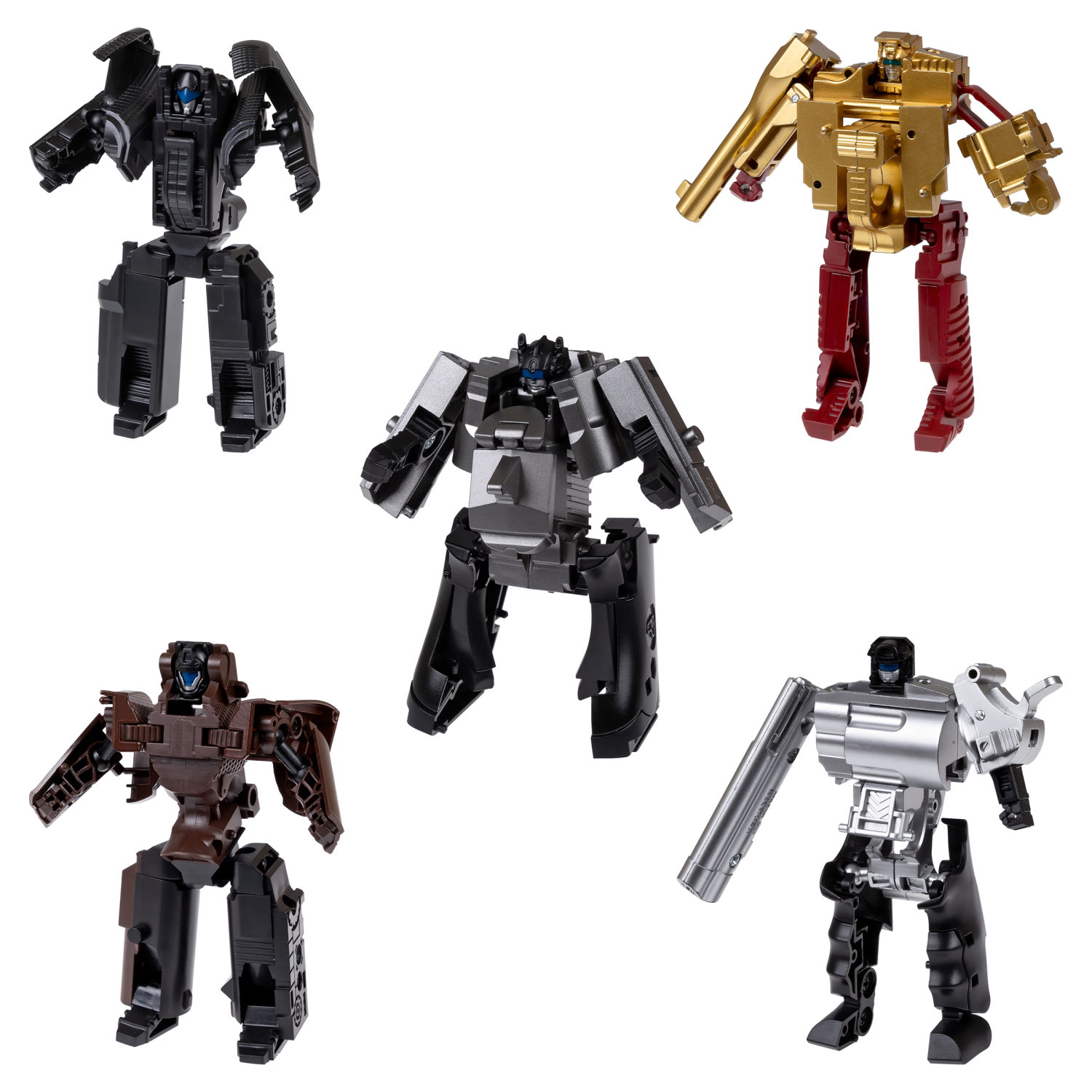 Трансботы 1TOY «Легендарный арсенал» (в асс. 5 видов, из 5 шт. собирается большой робот)