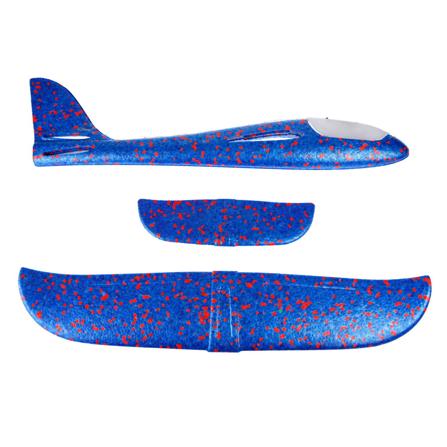 Игрушка глайдер 1TOY Т15218 из пенопласта, свет кабины, 46х47,5см