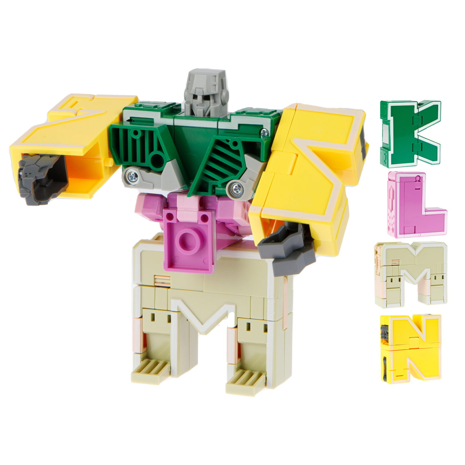 Трансформеры 1TOY, трансботы Lingvo Zoo, роботы, английские буквы от A до Z
