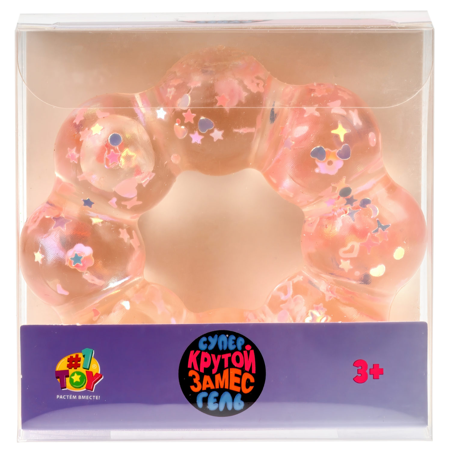 Игрушка-антистресс 1TOY Крутой замес «Супергель» браслет блестки 8*8 см