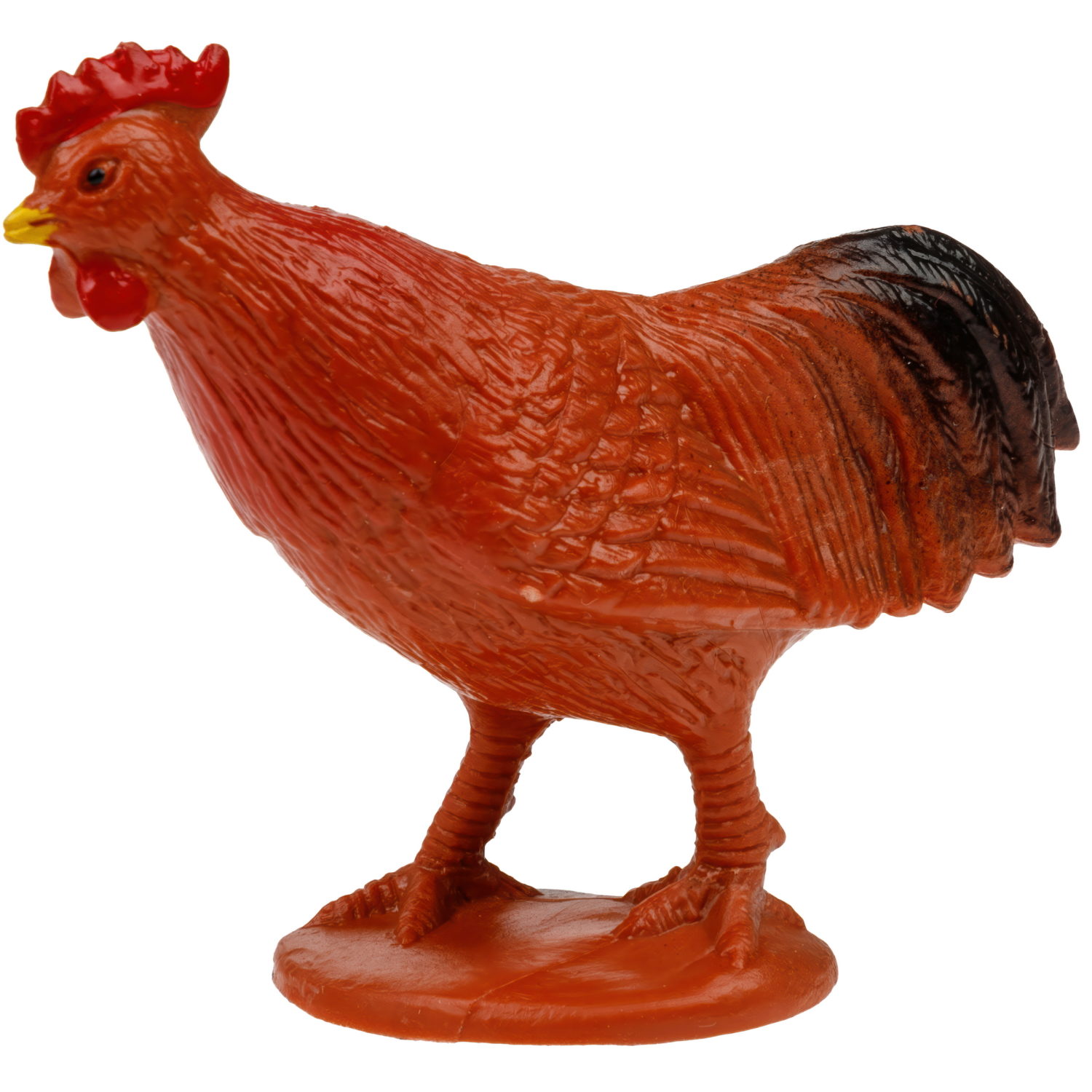 Фигурки животных 1TOY "В мире животных", игровой набор ферма: петух, курица, гуси, индейка, 5 шт.,  4-8 см