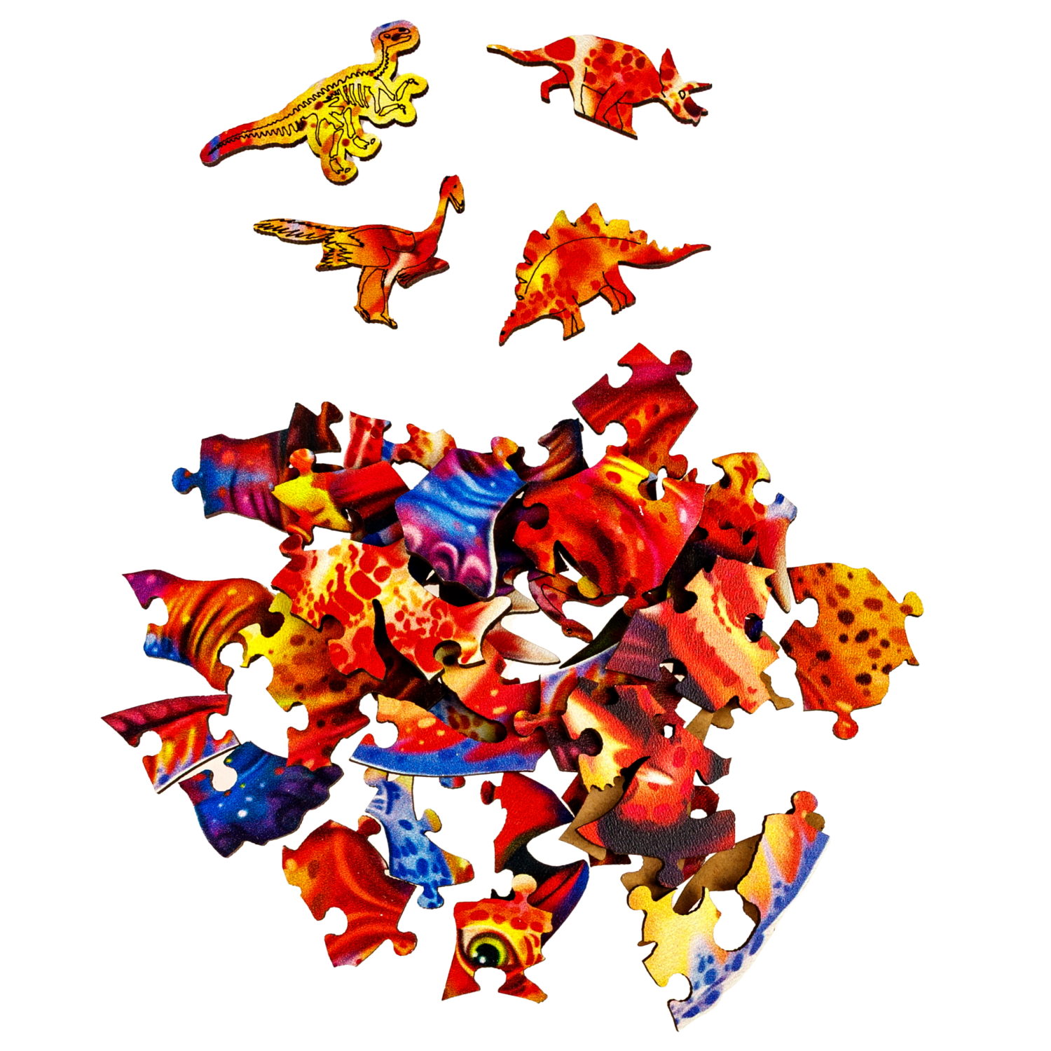 Пазлы Collection Dinosaurs Трицератопс, 50 деталей