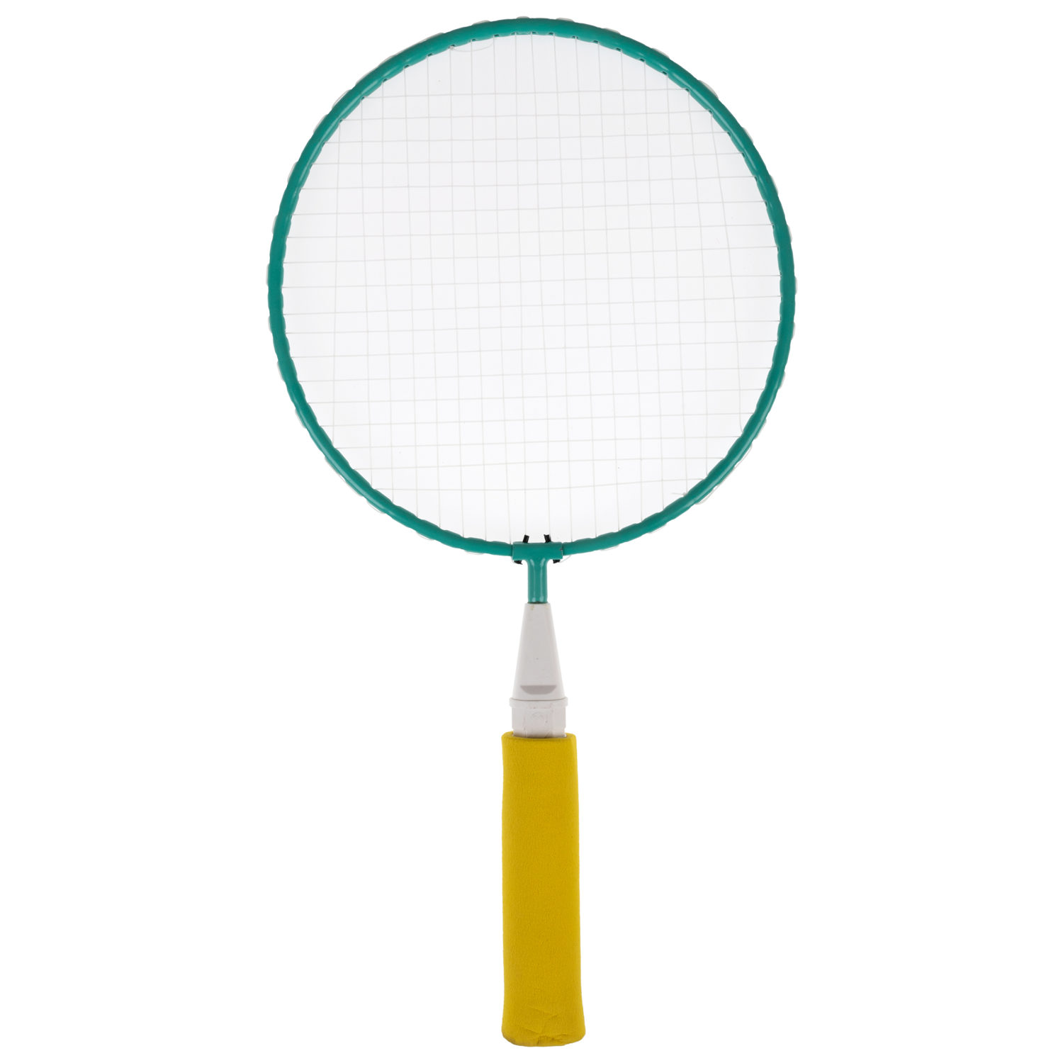 Бадминтон 1TOY 2 ракетки с мягкими ручками, 1 волан, желтый