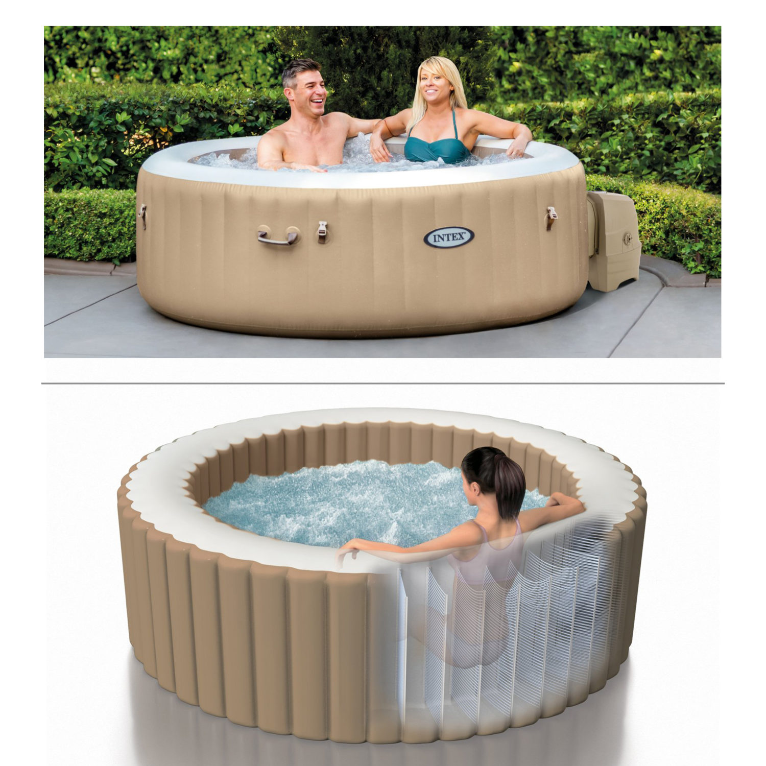 спа-центр кругл., 4 чел. 196х145см, 2200/220В