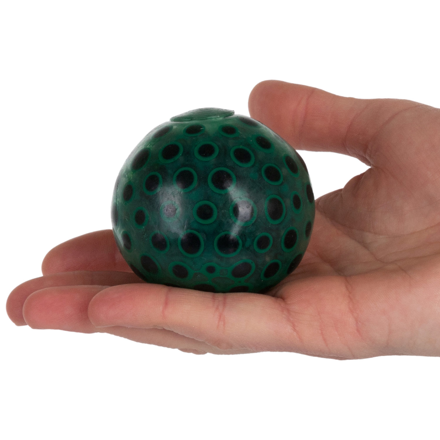 Антистресс с шариками внутри 1TOY Крутой замес Паучий глаз, 4 цвета в ассортименте, 6 см