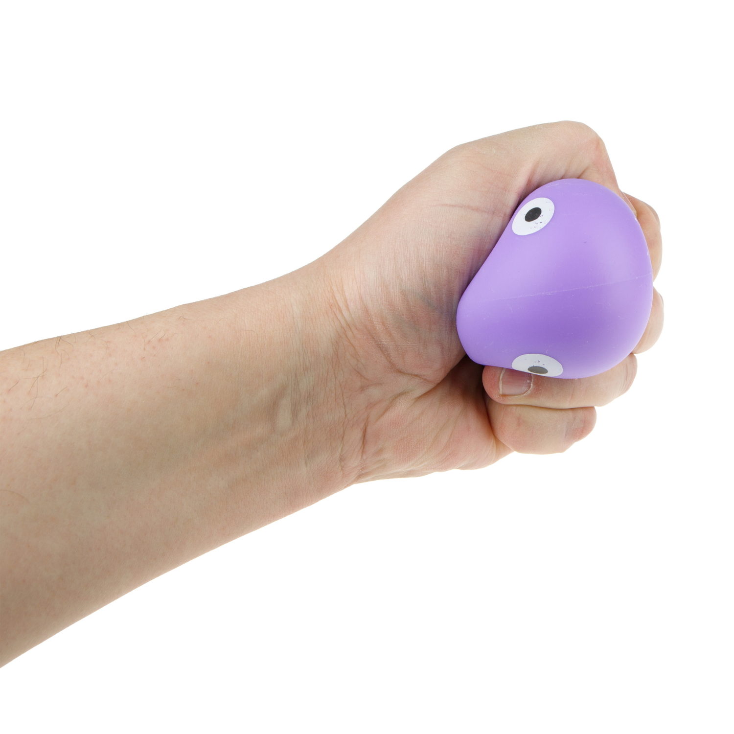 Антистресс-игрушка для рук 1TOY Крутой замес Рыбка, фиолетовая