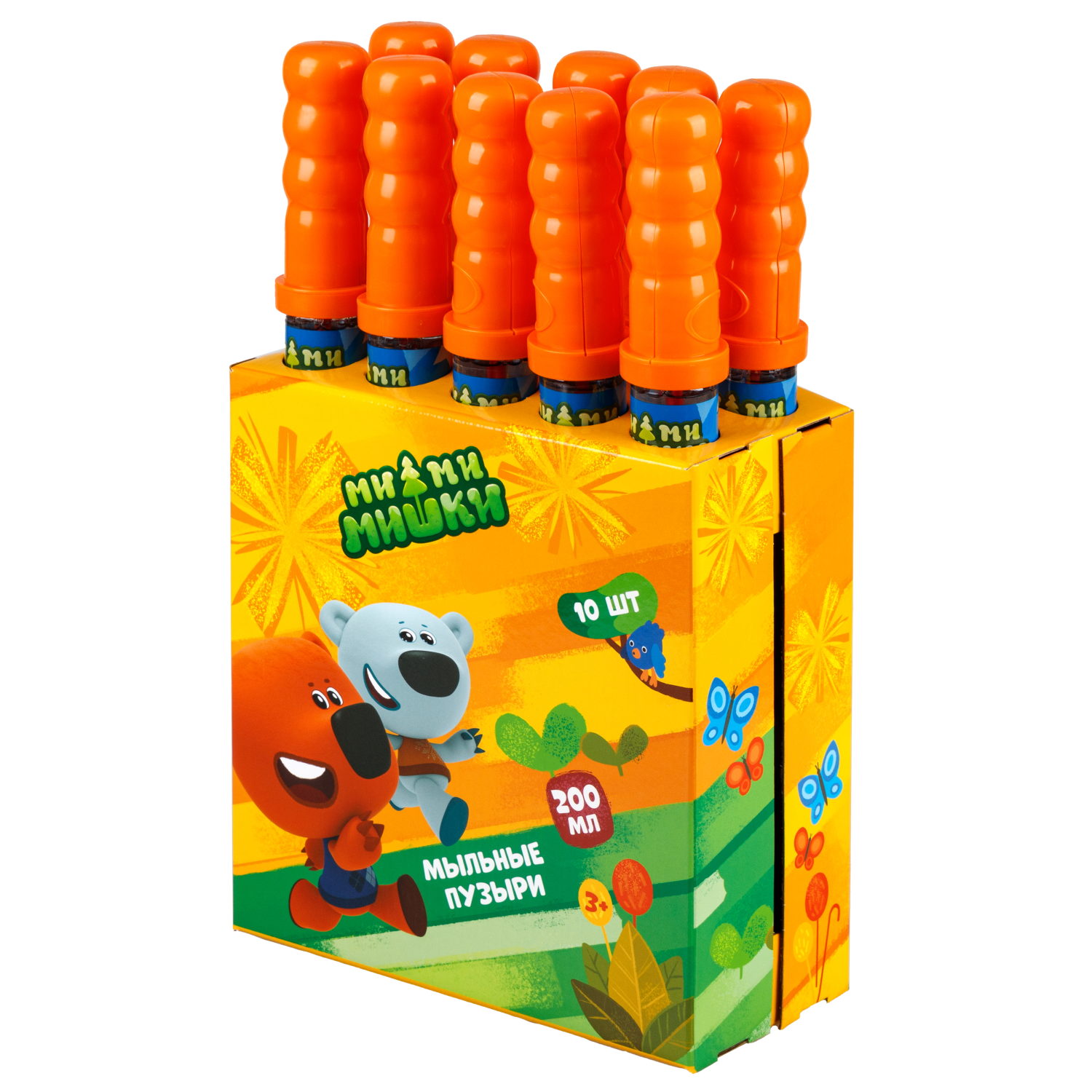 1TOY Ми-ми-мишки, мыльные пузыри, 200 мл