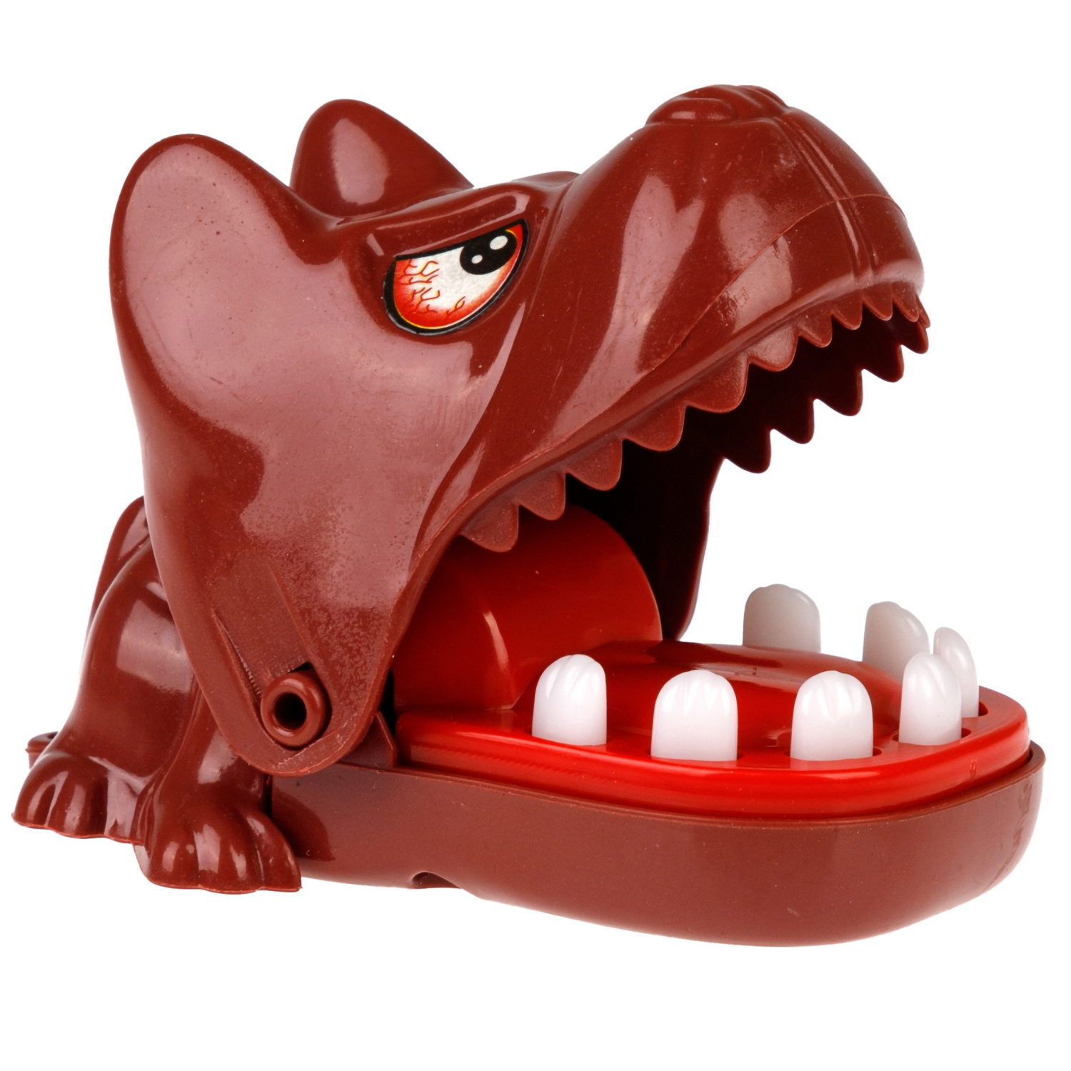 1TOY ИГРОДРОМ мини, в ассортименте 4 вида: "Крокодил укусил", "Собака-кусака","Осторожно, тираннозавр","Челюсти"