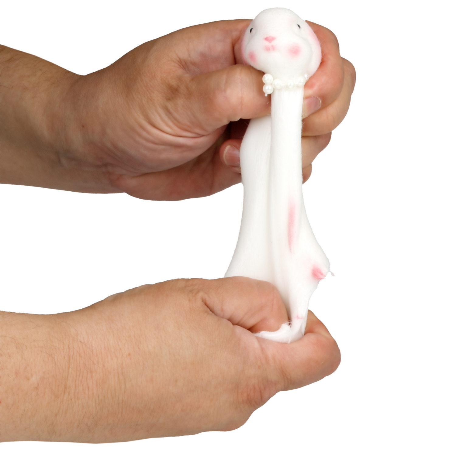 Таба сквиш 1TOY Крутой замес Пушок кролик, 8х6х4 см