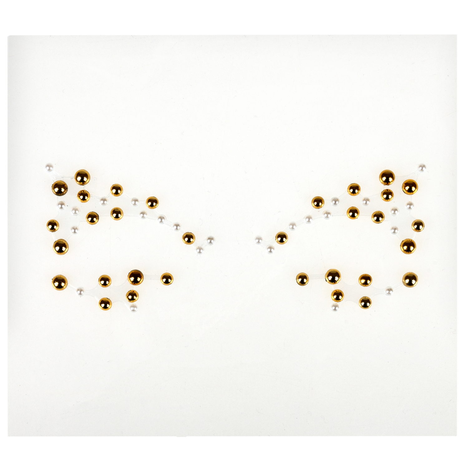 Стразы для лица Lukky Fashion Золотое мерцание