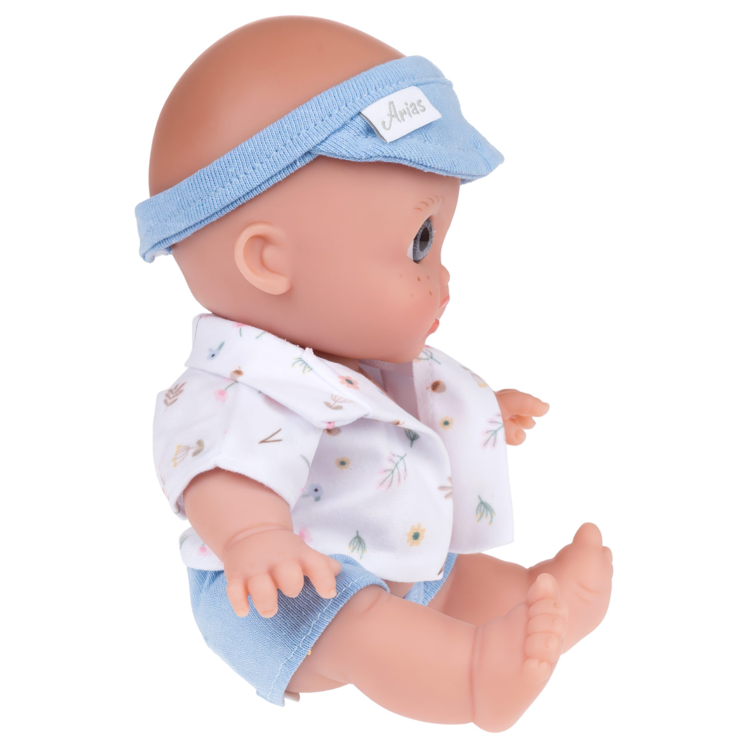 Испанская кукла для девочки reborn Arias пупс мальчик, виниловый, силиконовый, 17 см