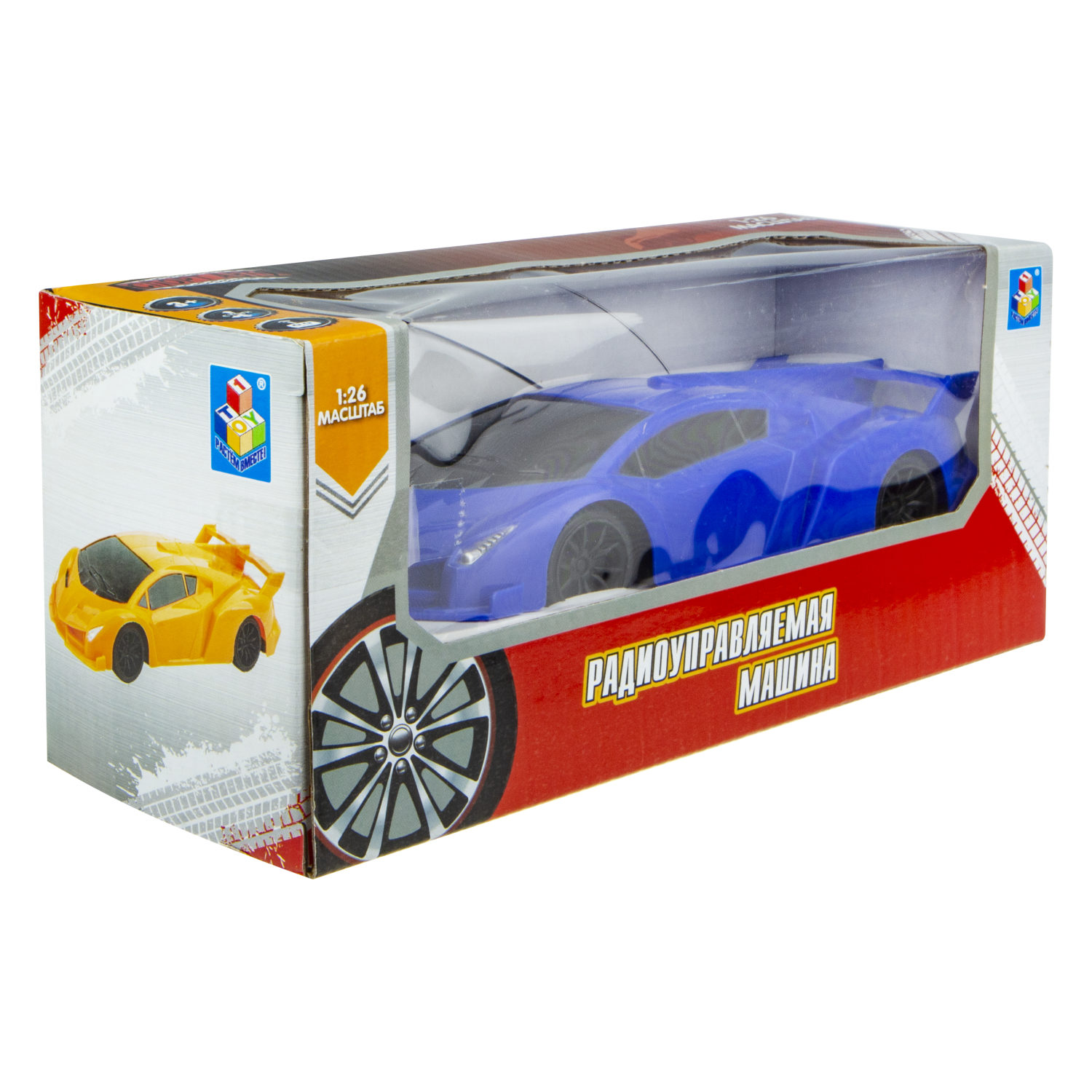 Машинка 1TOY "Спортавто" машина на р/у, синяя