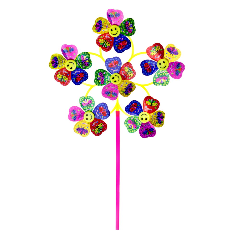 Ветрячок 1TOY ветерок детский, 31х54 см, длина ручки 30 см