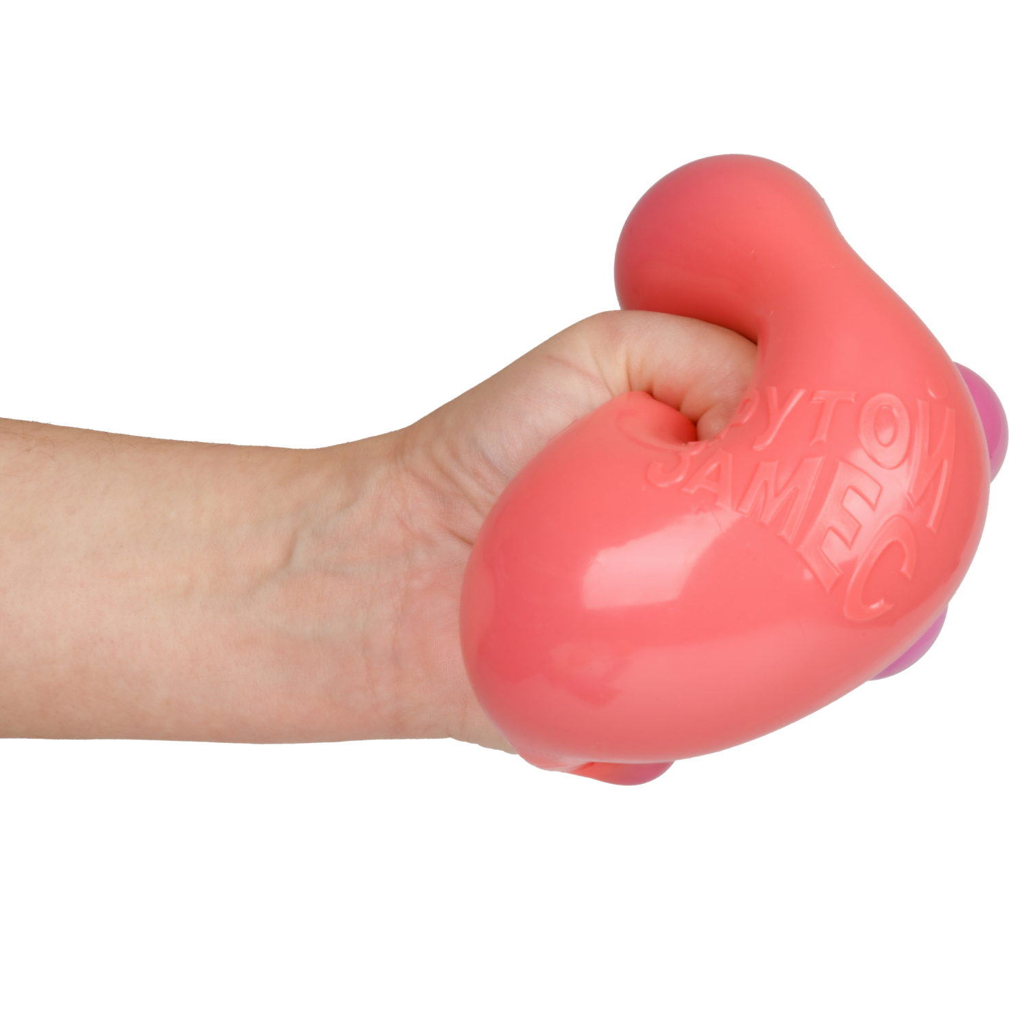 Игрушка-антистресс 1TOY Крутой замес Залиплющ, Плюшар, 10 см, красный