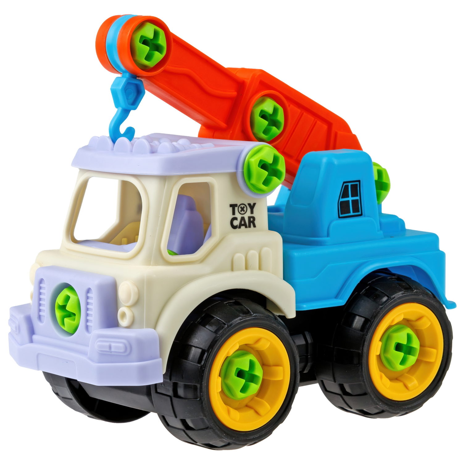 1toy Новостройка строительная техника, сборно-разборная, в асс. 4 вида (пакет)