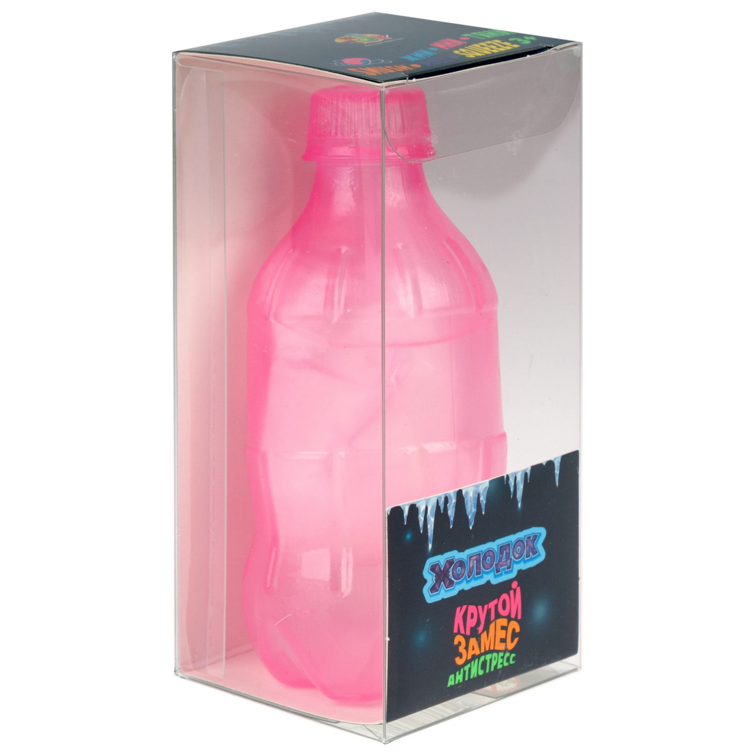 Антистресс-игрушка с эффектом охлаждения 1TOY Крутой замес Холодок бутылка, 11х5,5 см, в ассортименте