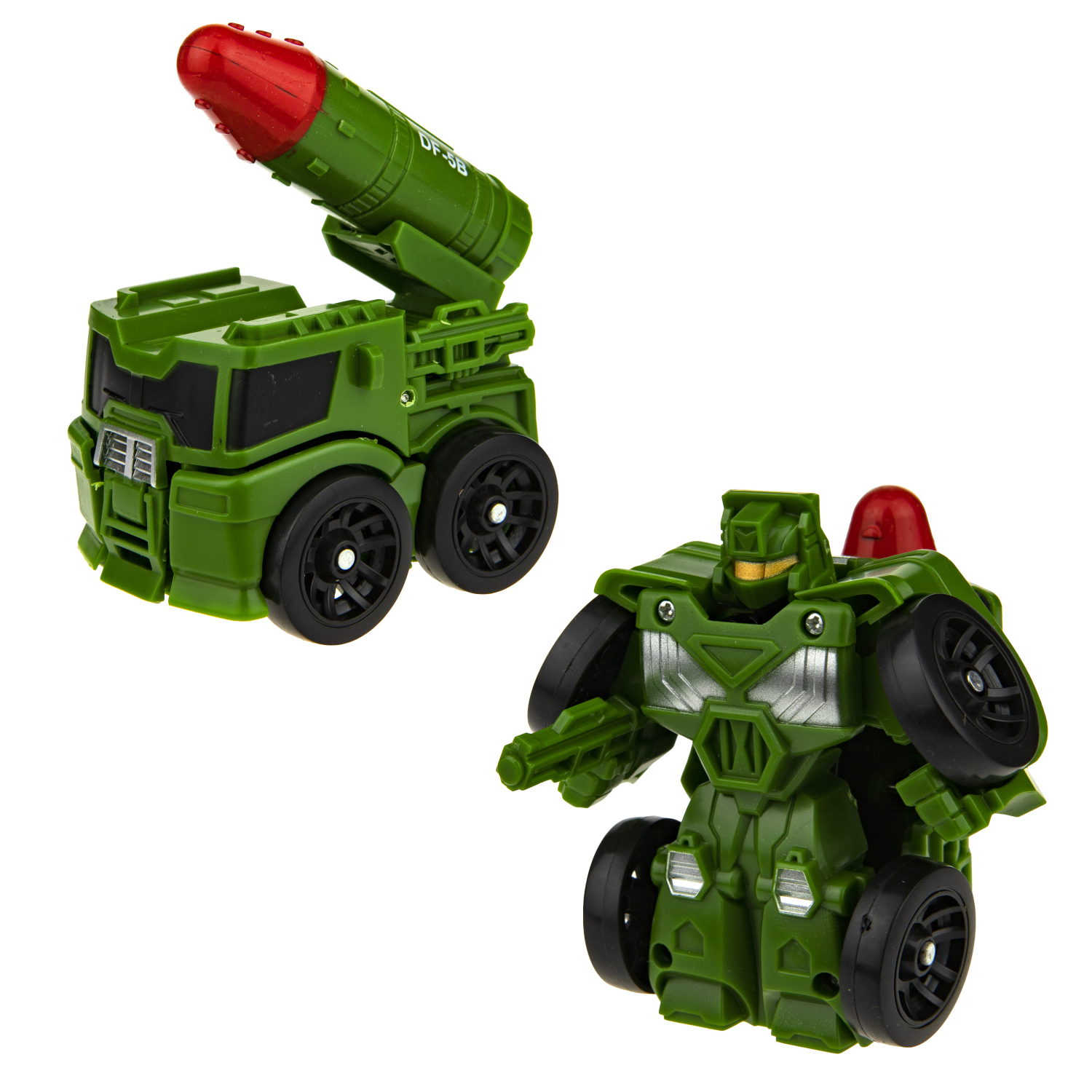 1toy "Мой первый трансформер: военная серия" (собирается в ракетный комплекс, 6 см, блистер)