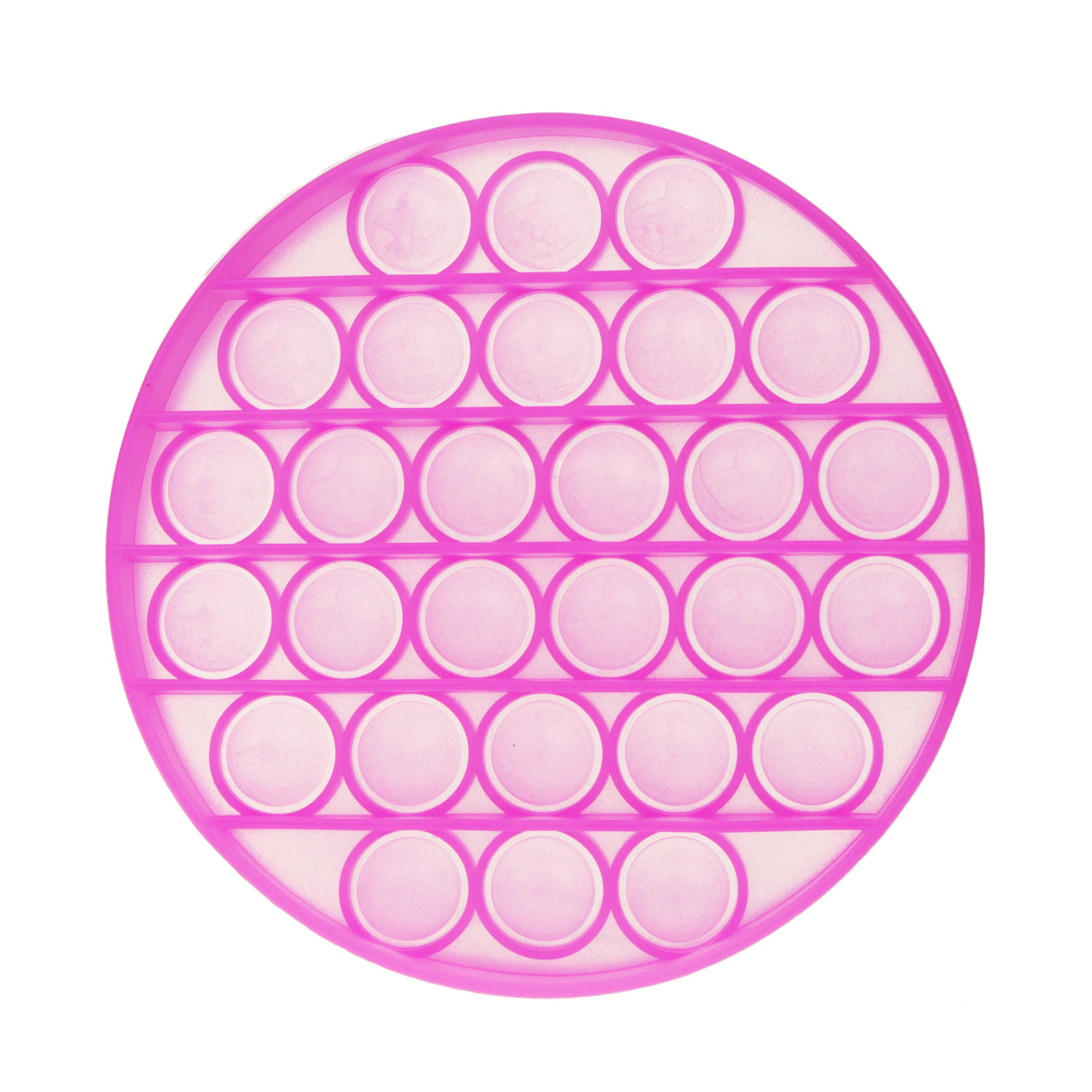 Игрушка-антистресс POP IT вечная пупырка, светится в темноте, 4 вида (круг, сердце, квадрат, восьмиугольник) 12х12см