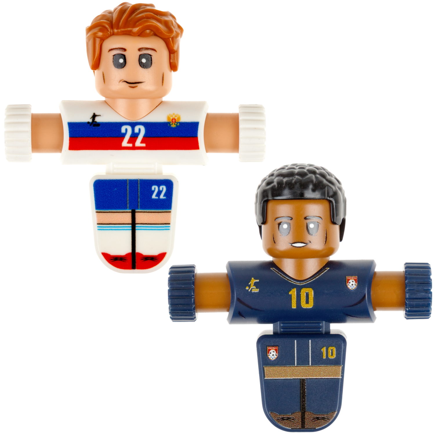 Фиджетбол 1TOY Легенды футбола, настольный футбол Пенальти Россия - Франция