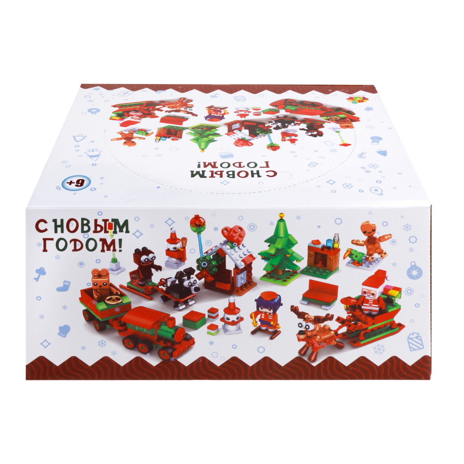 1Toy конструктор Blockformers "Новый год", 12 видов в ассортименте