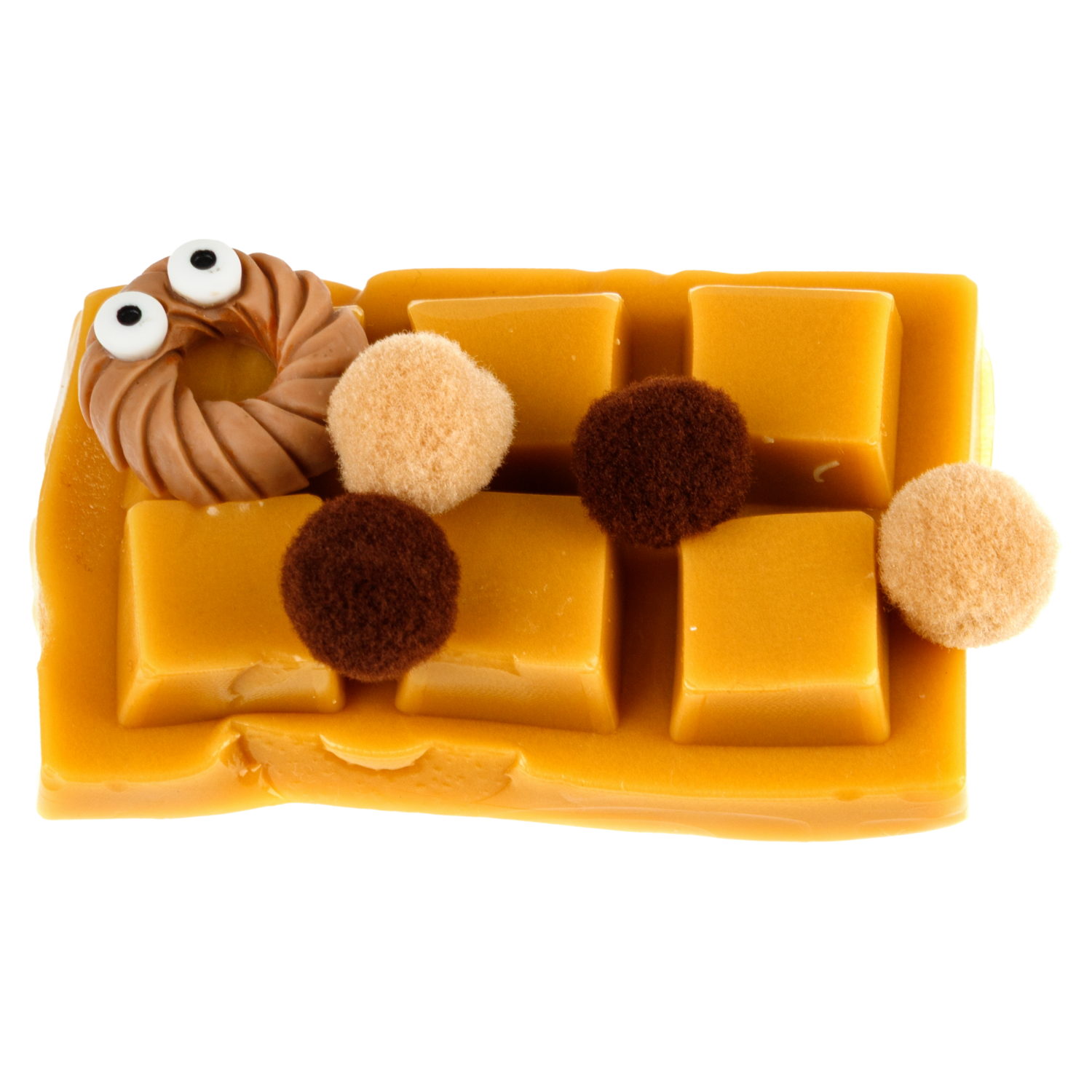 Игрушка-антистресс 1TOY Крутой замес Няшка-вкусняшка шоколад, 7х5х1,5см, в ассортименте